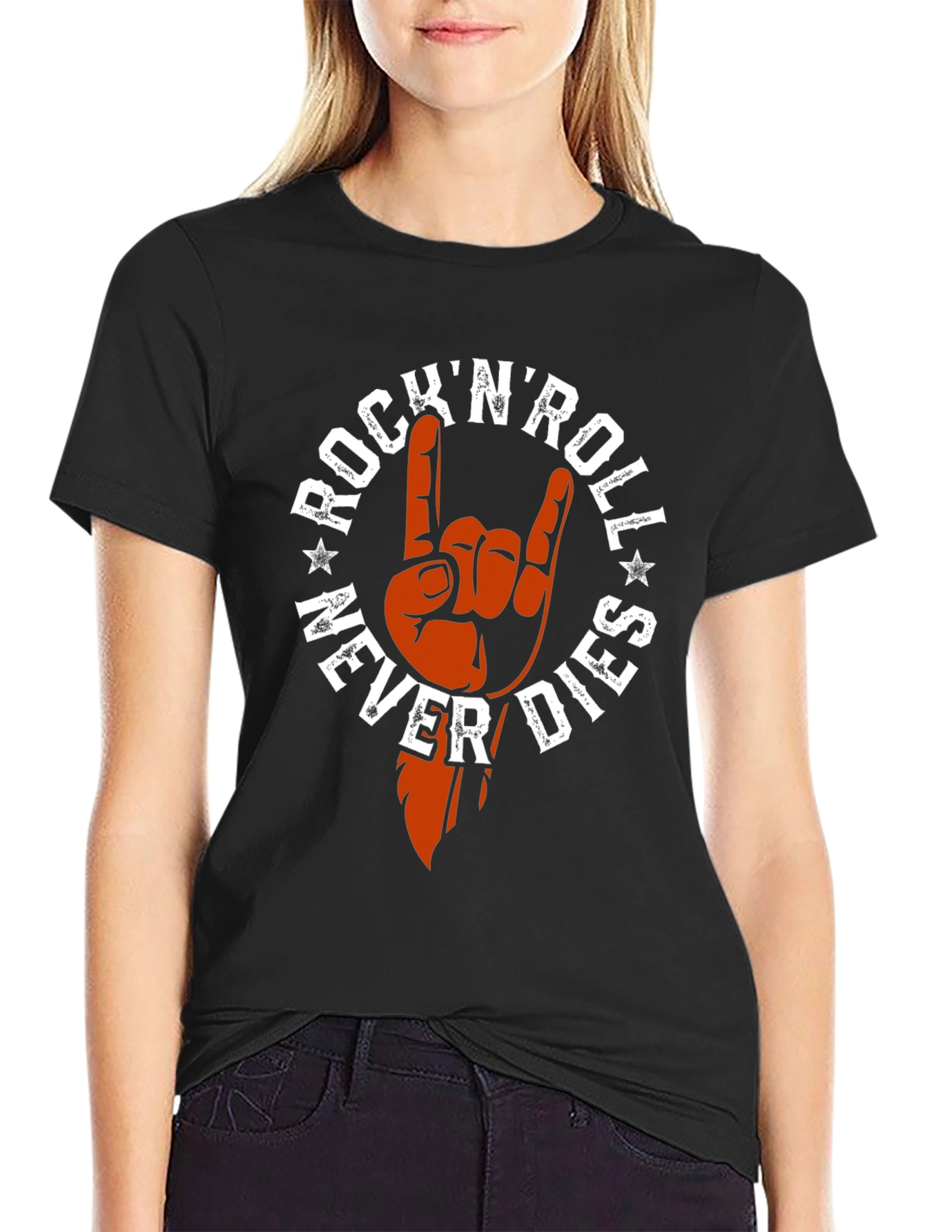 Rock N Roll Never Dies Graphic Tee