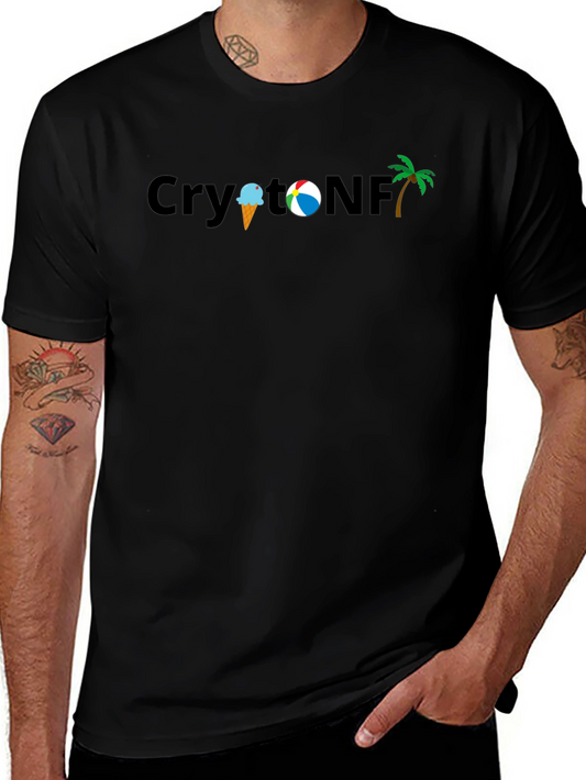 Crypto NFT Summer Black T-Shirt