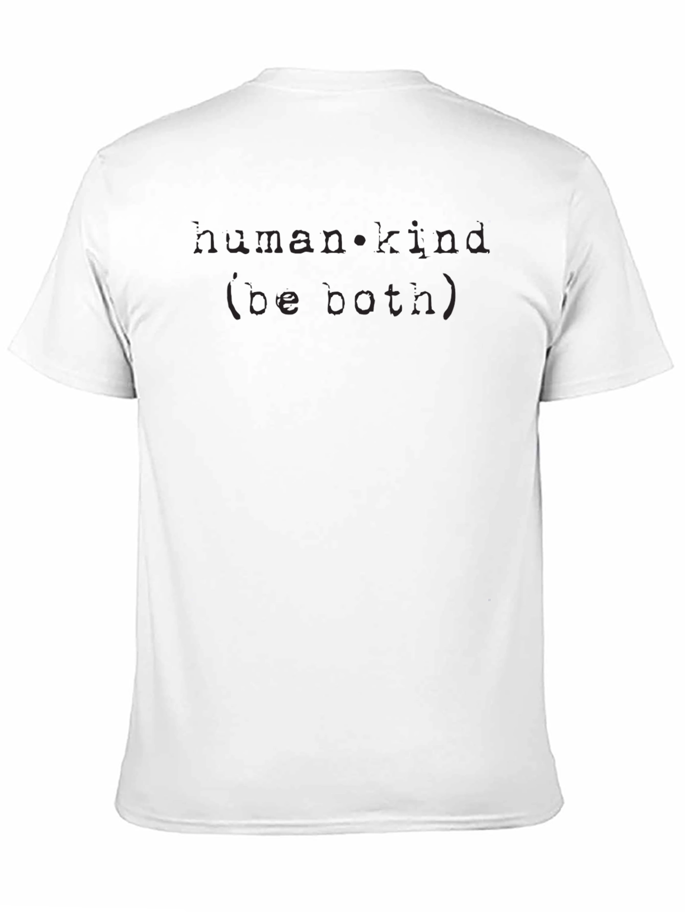 Human Kind - Be Both Black Graphic T-Shirt