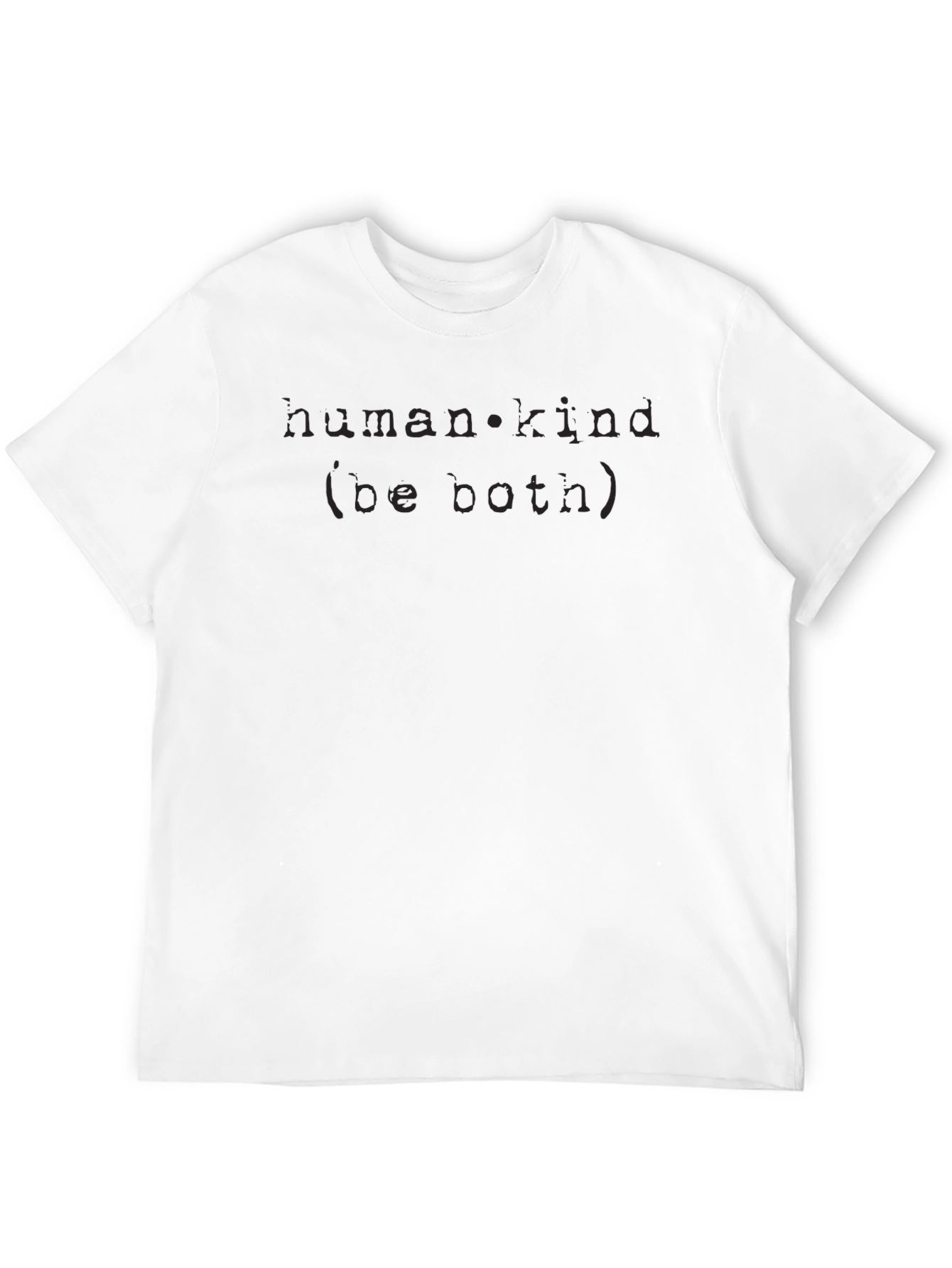 Human Kind - Be Both Black Graphic T-Shirt