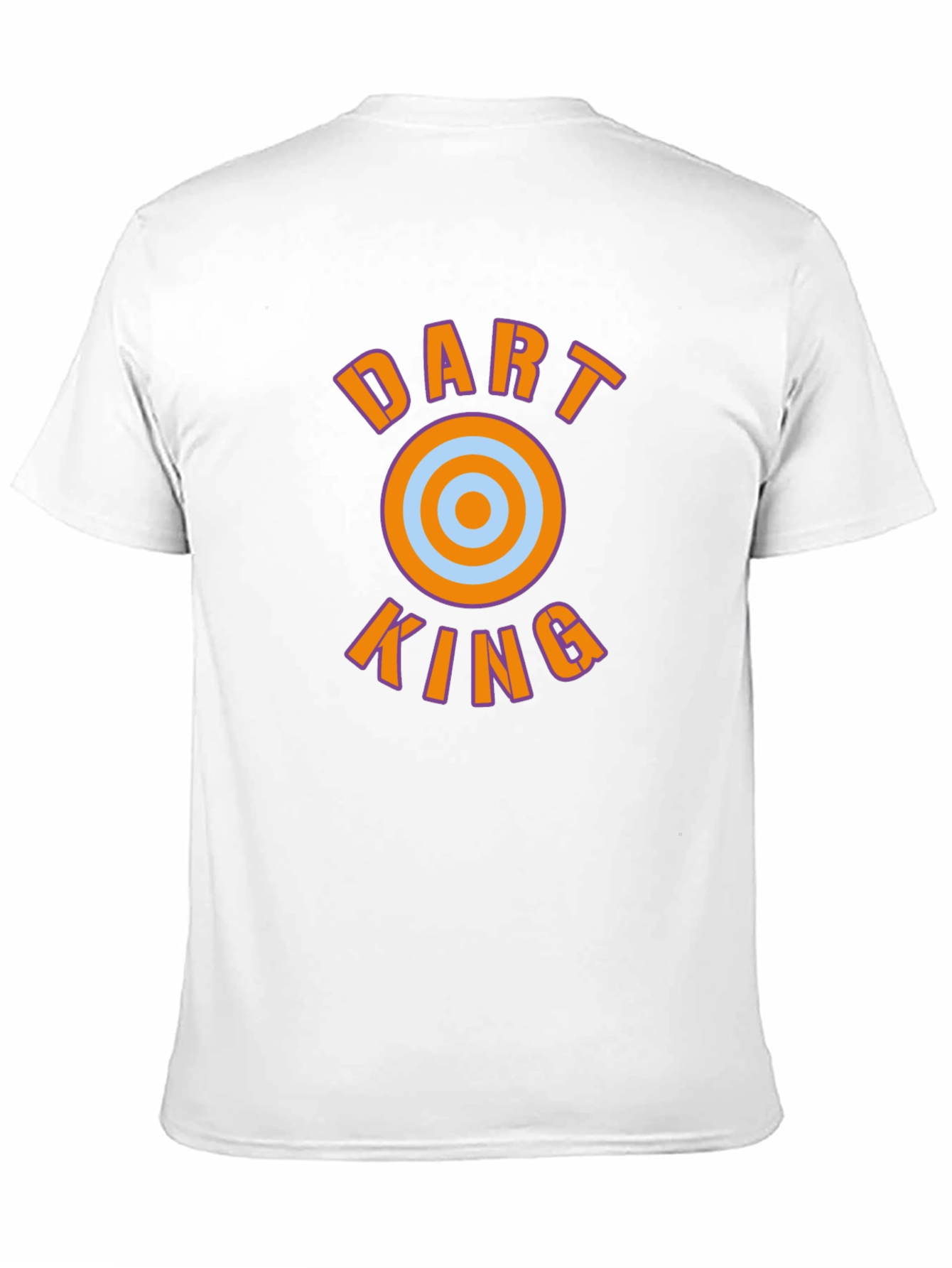 Dart King Graphic Tee - Black Cotton T-Shirt