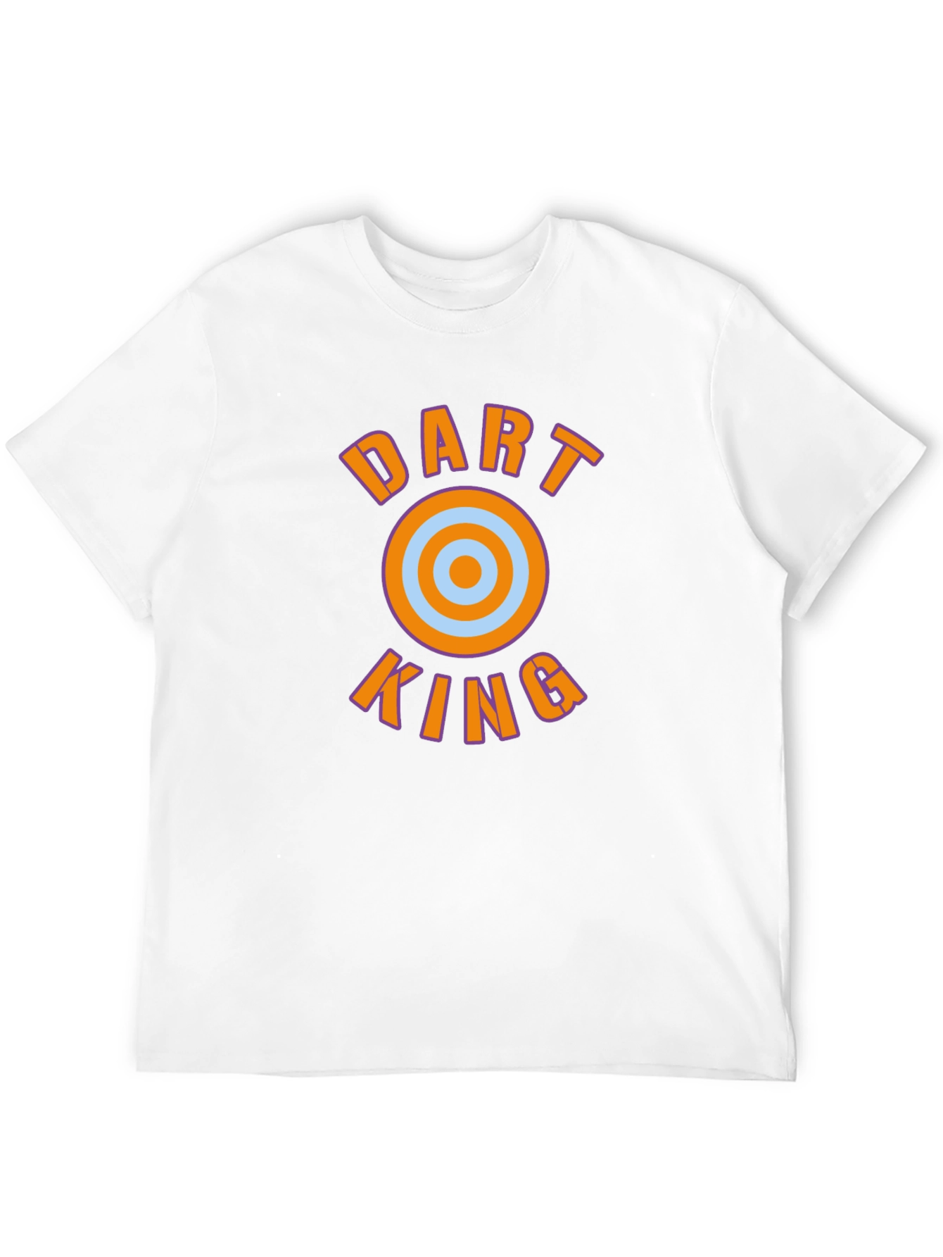 Dart King Graphic Tee - Black Cotton T-Shirt