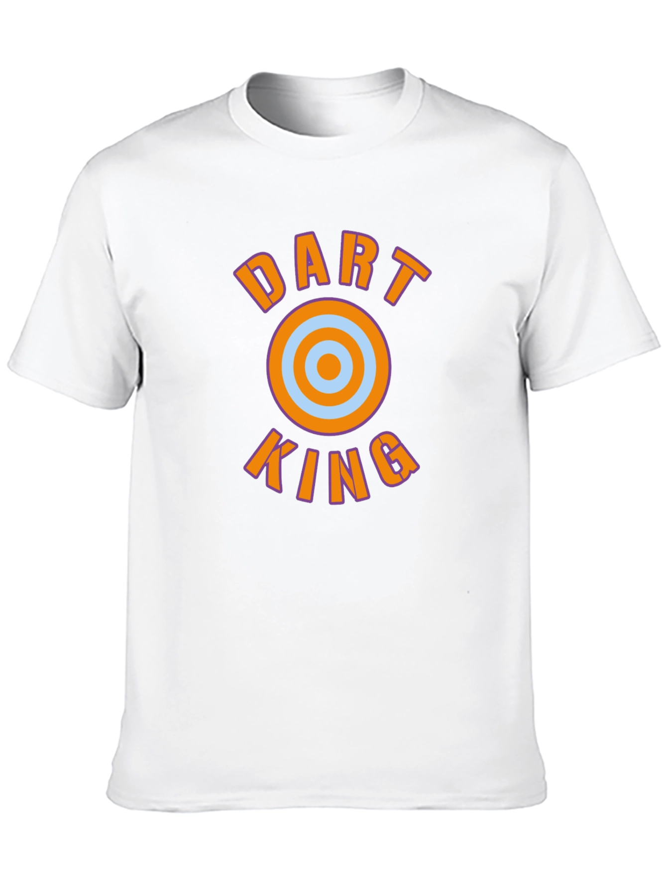 Dart King Graphic Tee - Black Cotton T-Shirt