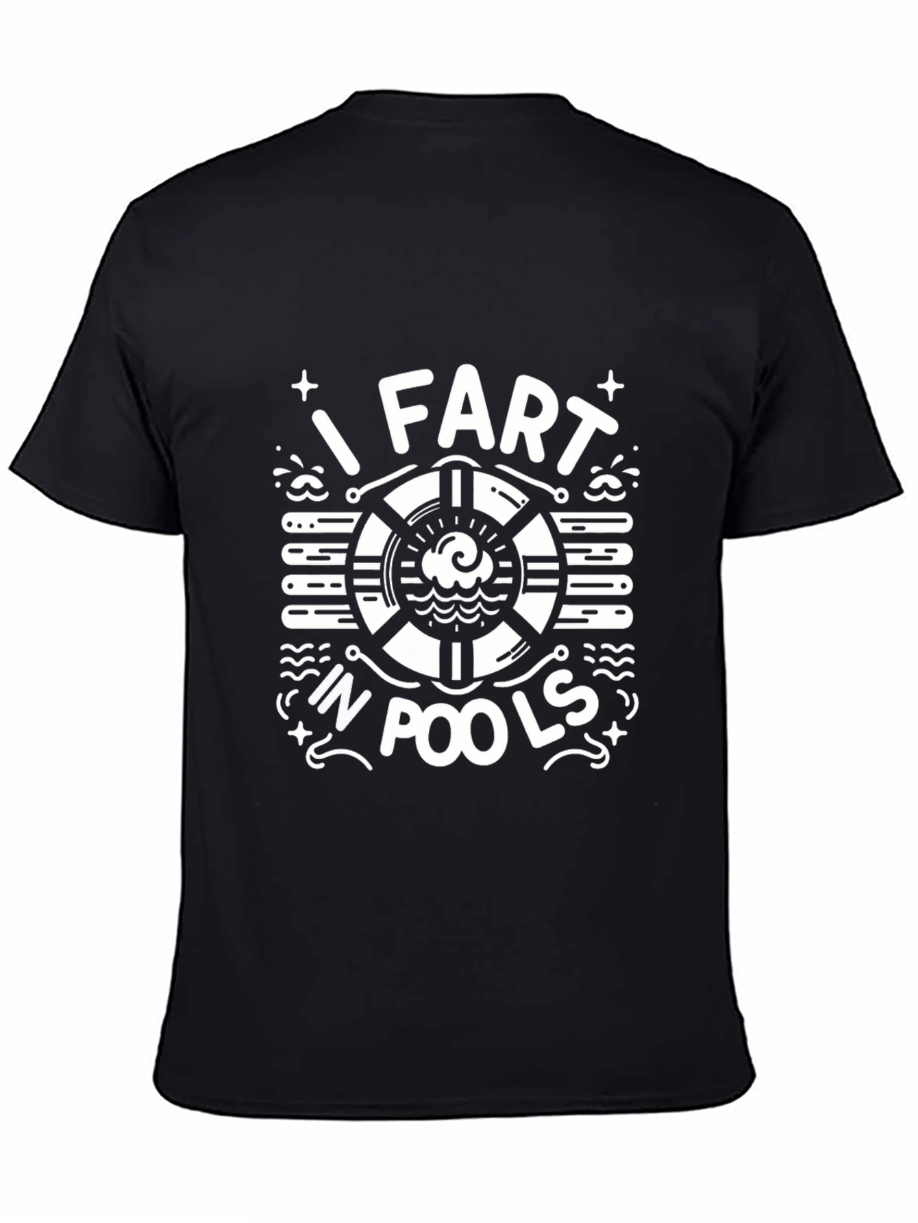 I Fart In Pools Graphic Tee Funny Swimming Shirt