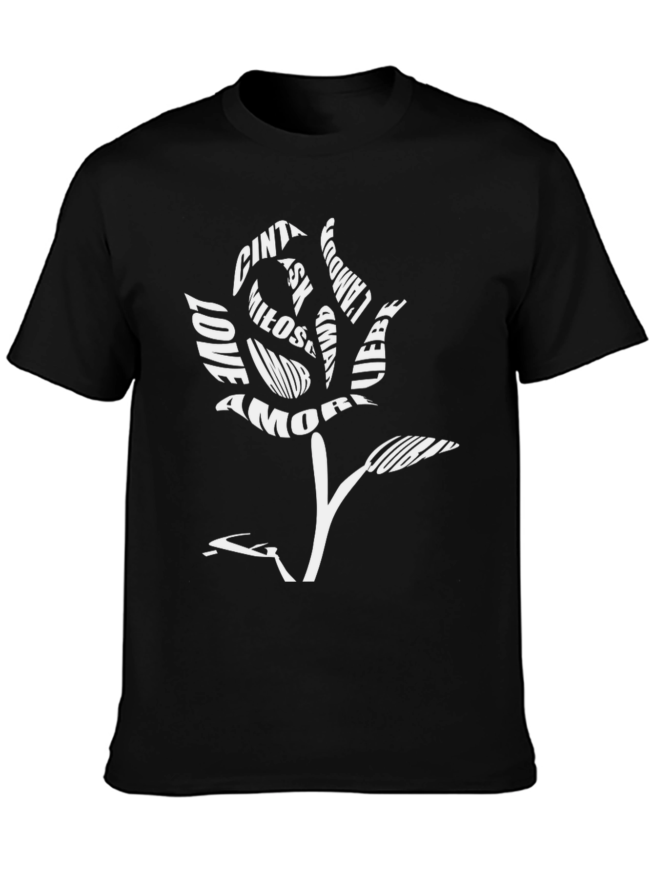 Rose Love T-Shirt - Stylish Graphic Tee