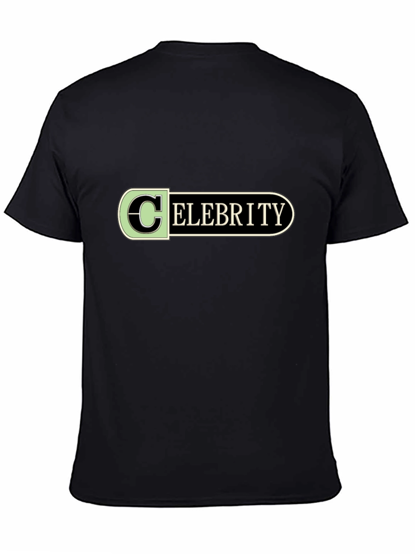 Celebrity Graphic Black T-Shirt