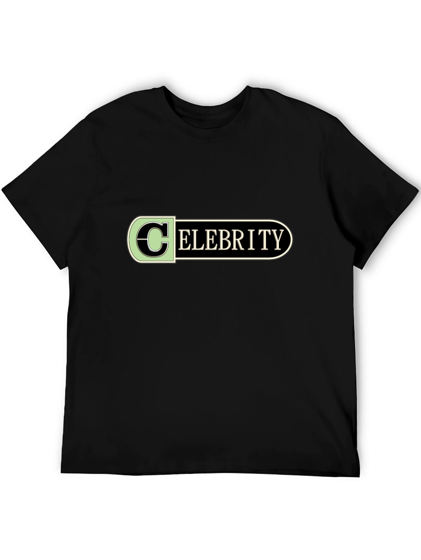 Celebrity Graphic Black T-Shirt