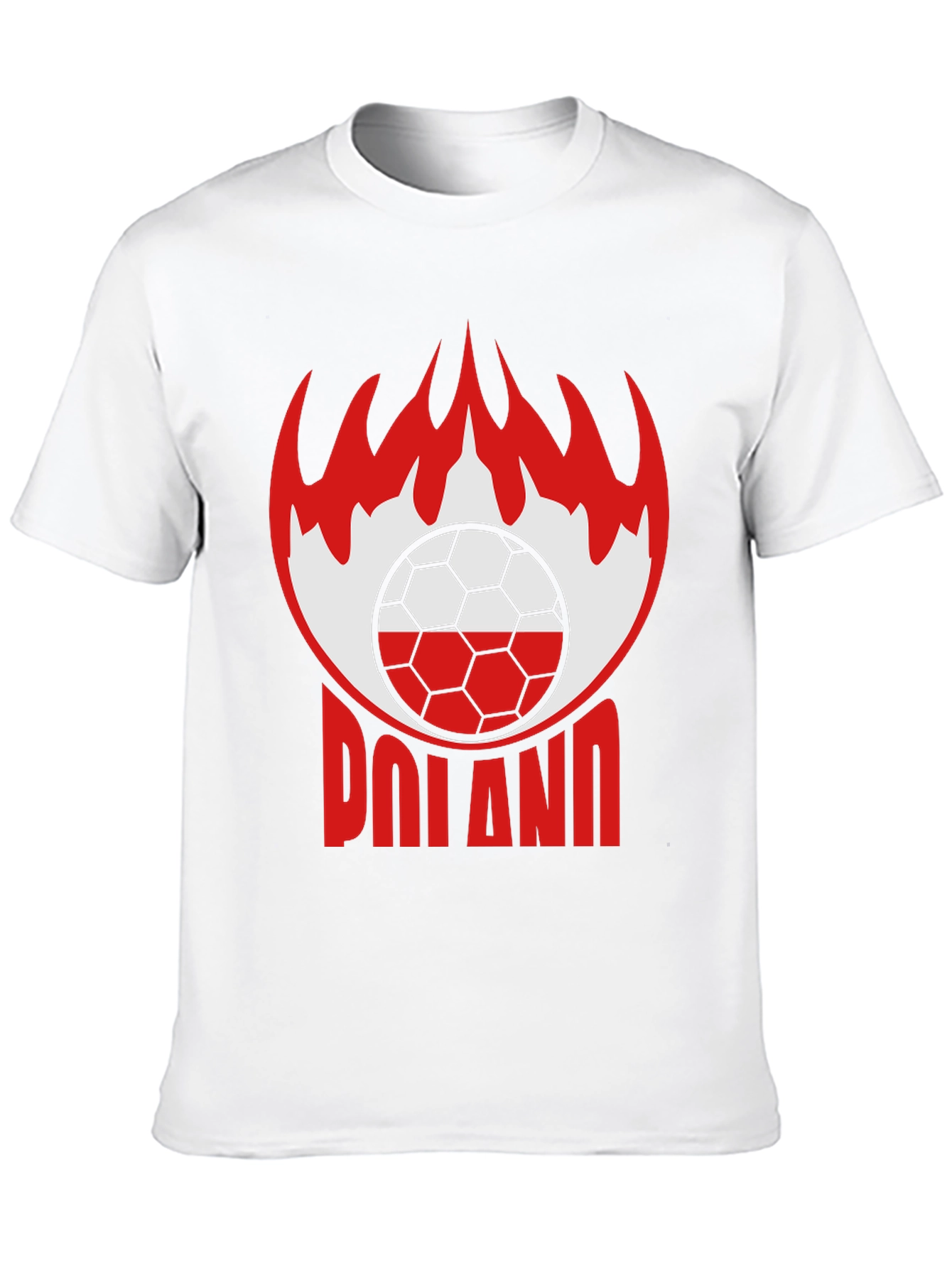 Poland Soccer Graphic Tee