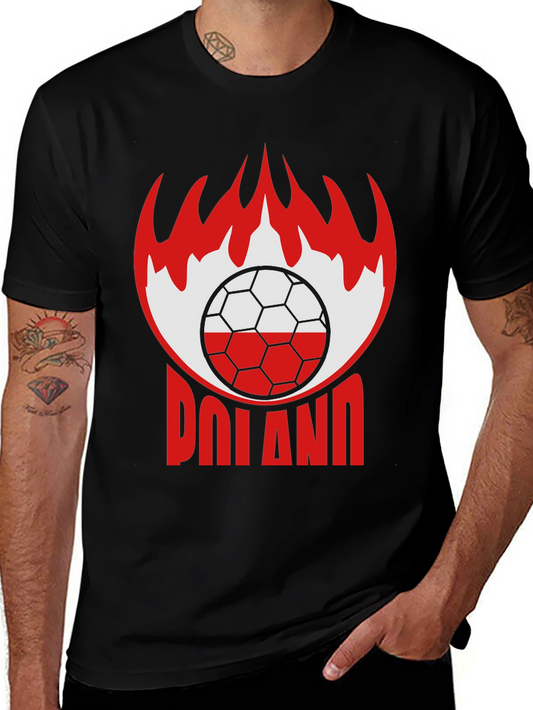 Poland Soccer Graphic Tee