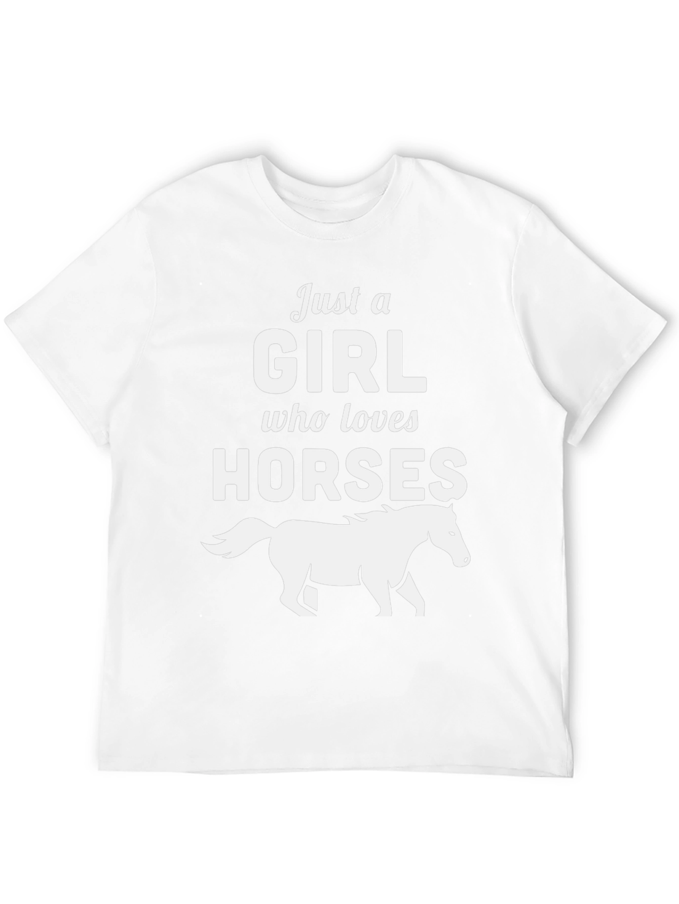 Just a Girl Who Loves Horses T-Shirt