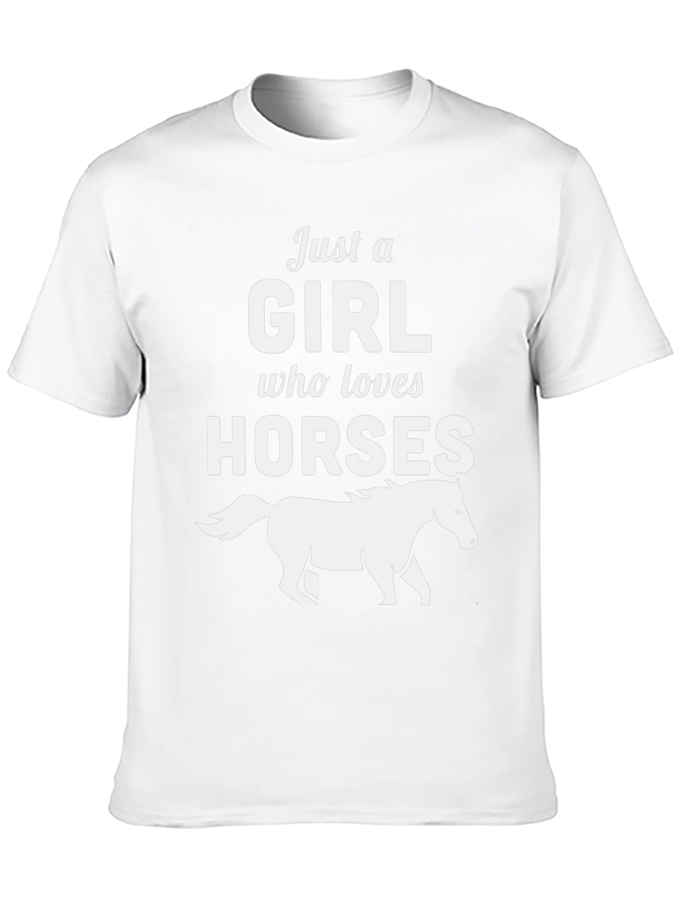 Just a Girl Who Loves Horses T-Shirt
