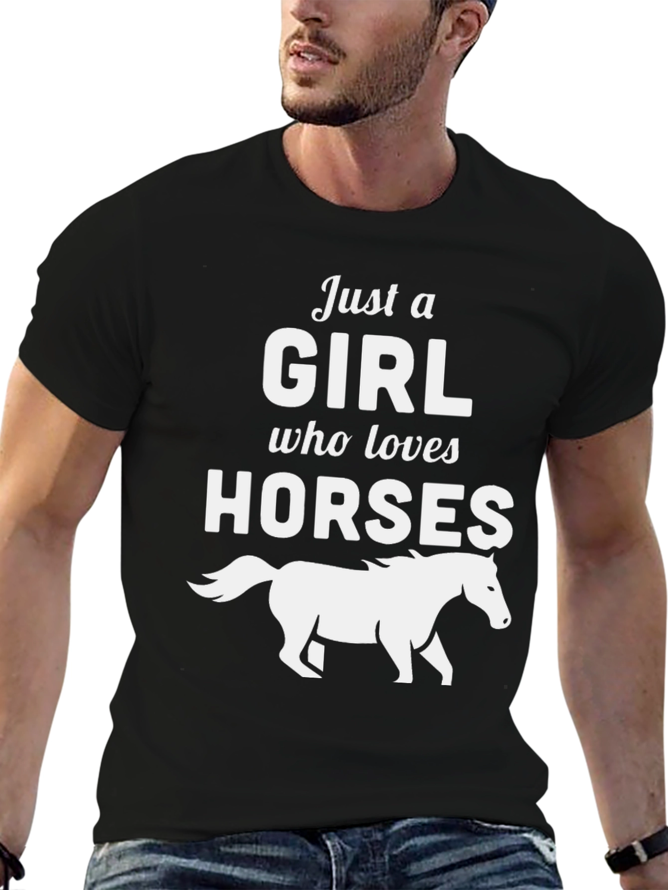 Just a Girl Who Loves Horses T-Shirt