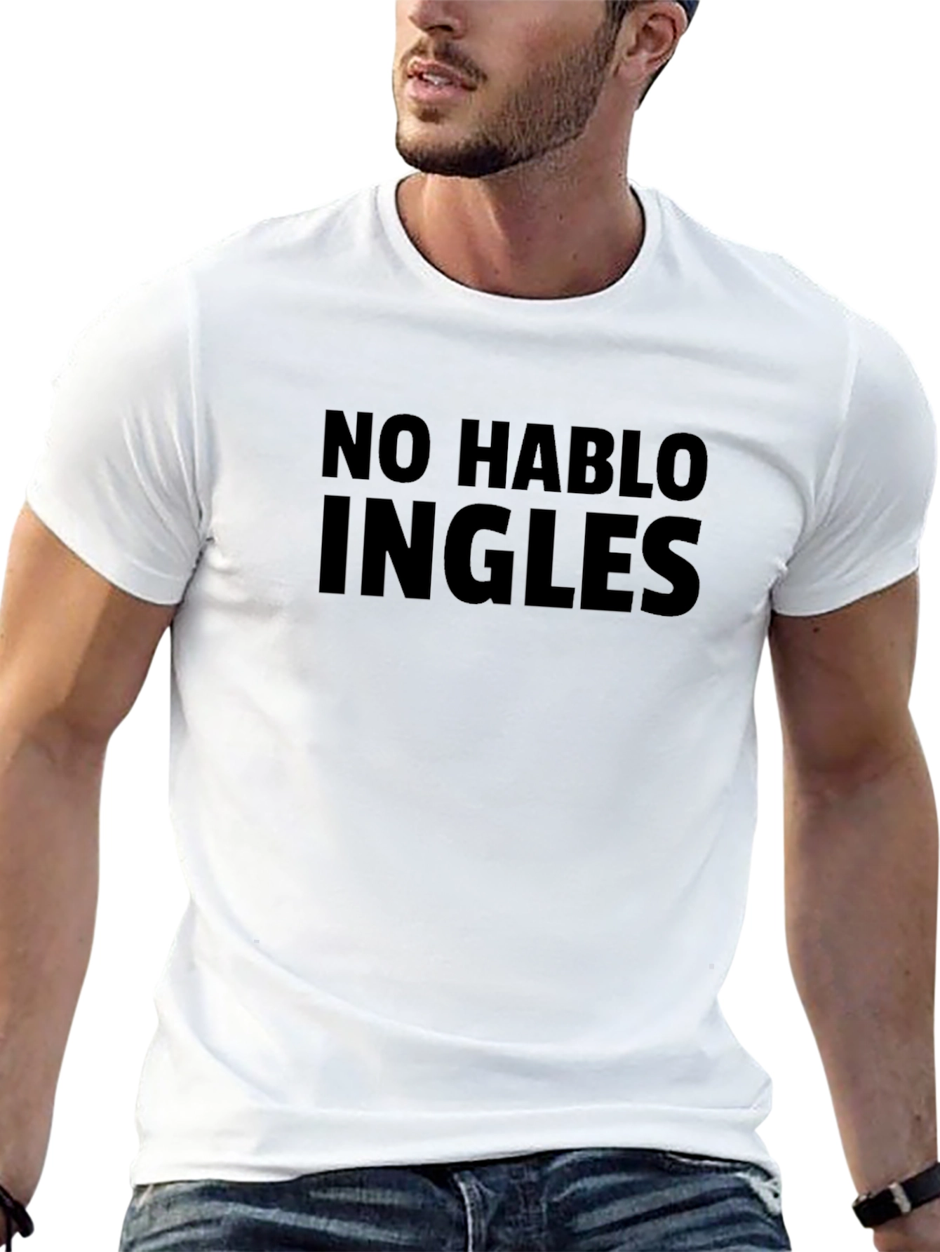 No Hablo Ingles Funny T-Shirt - Soft Cotton Tee