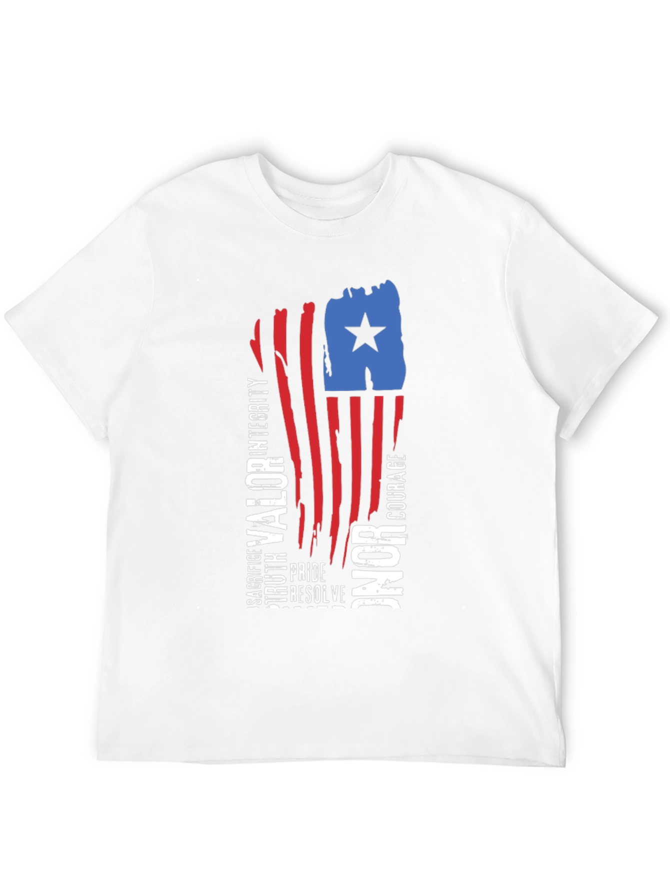 Patriotic Valor Honor Graphic Tee
