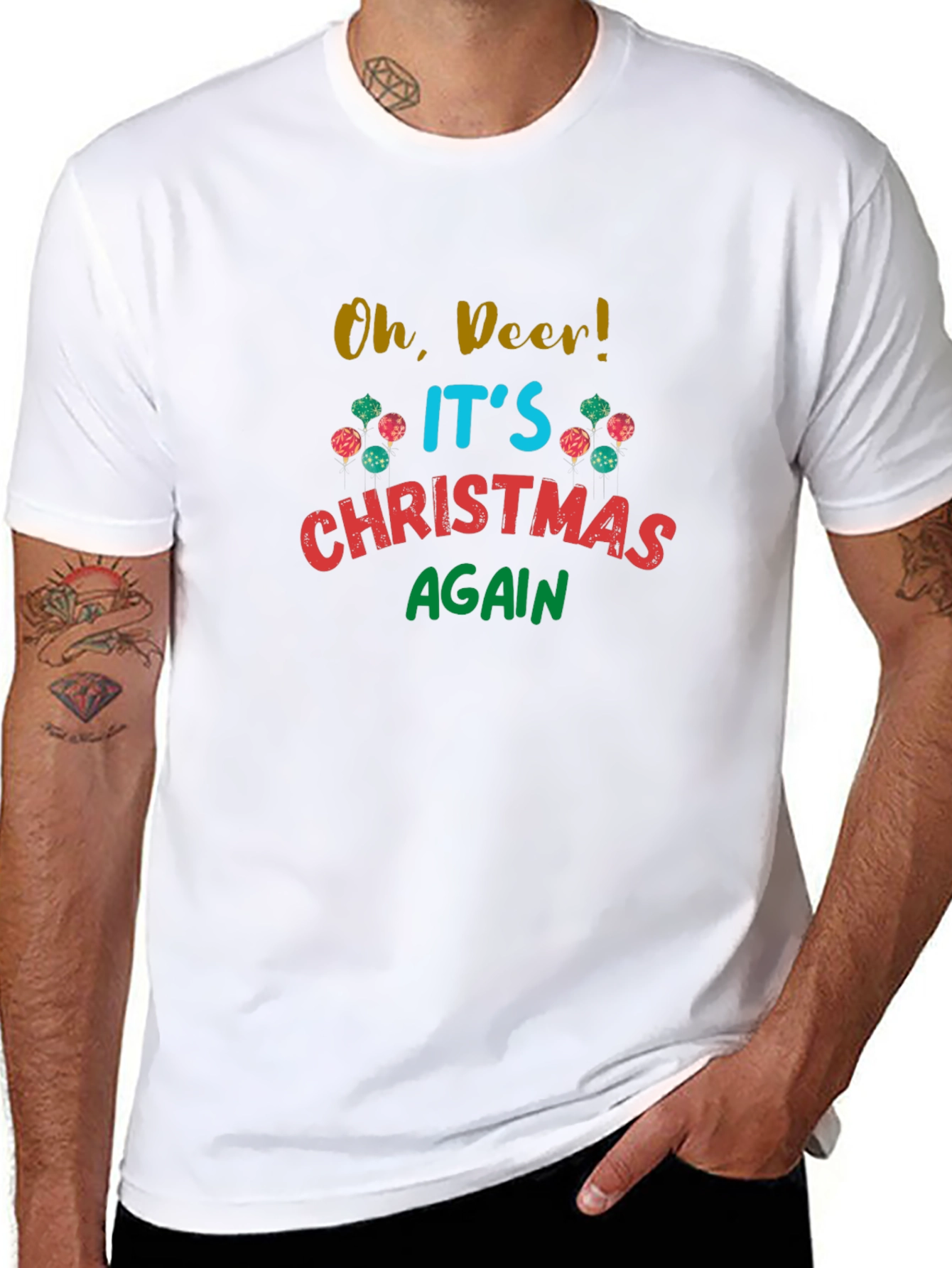Oh Deer! Its Christmas Again T-Shirt