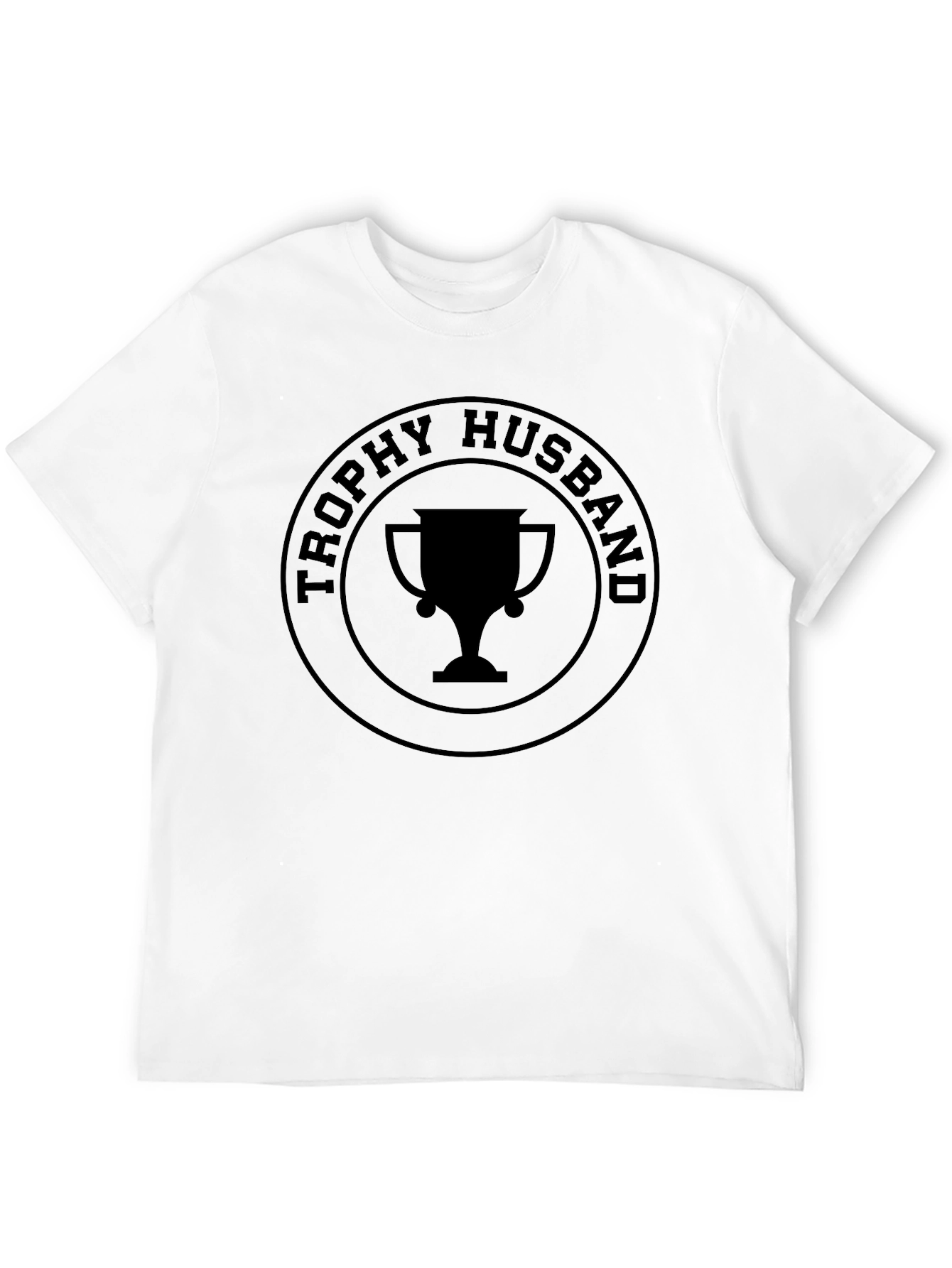 Trophy Husband Graphic T-Shirt - Black