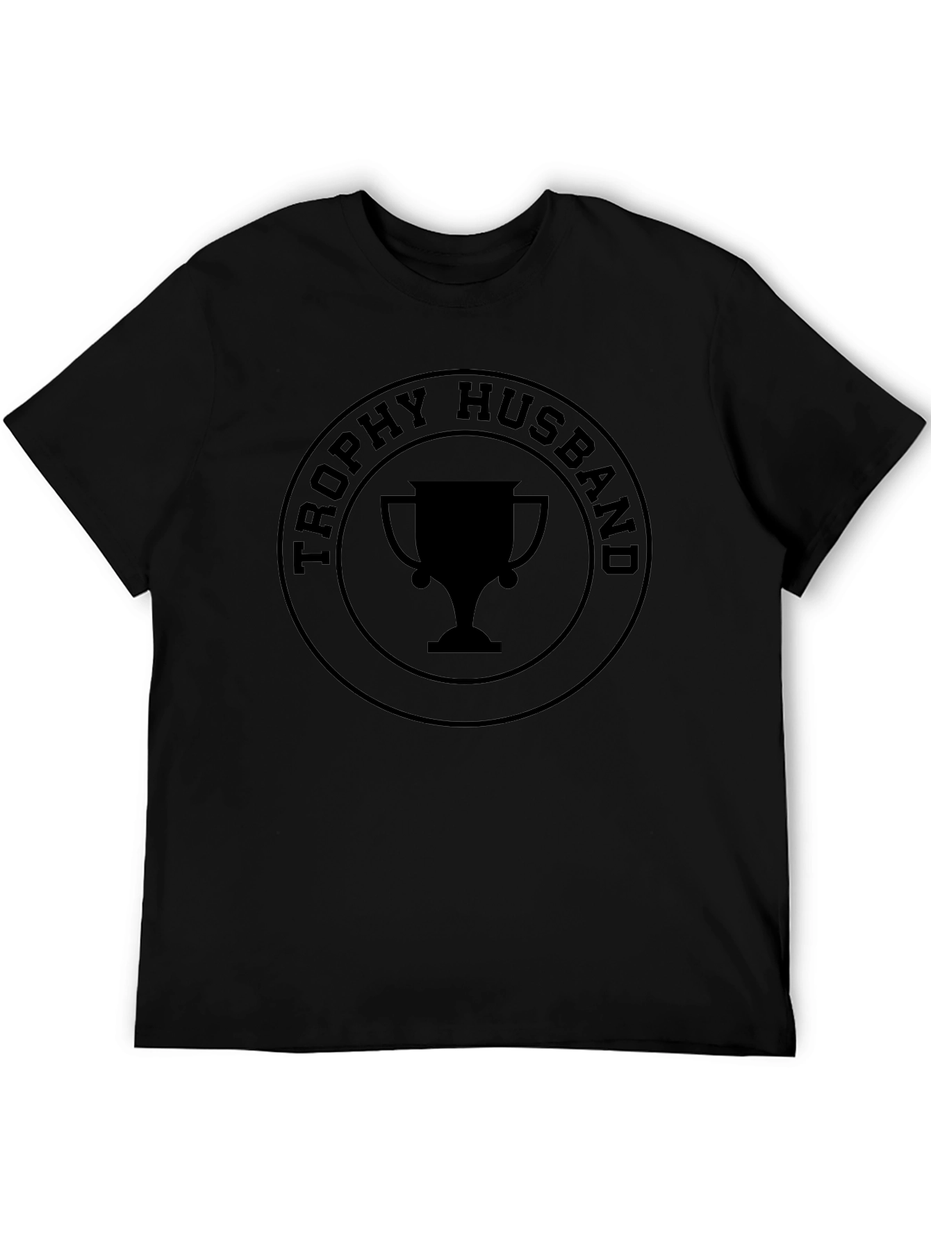 Trophy Husband Graphic T-Shirt - Black