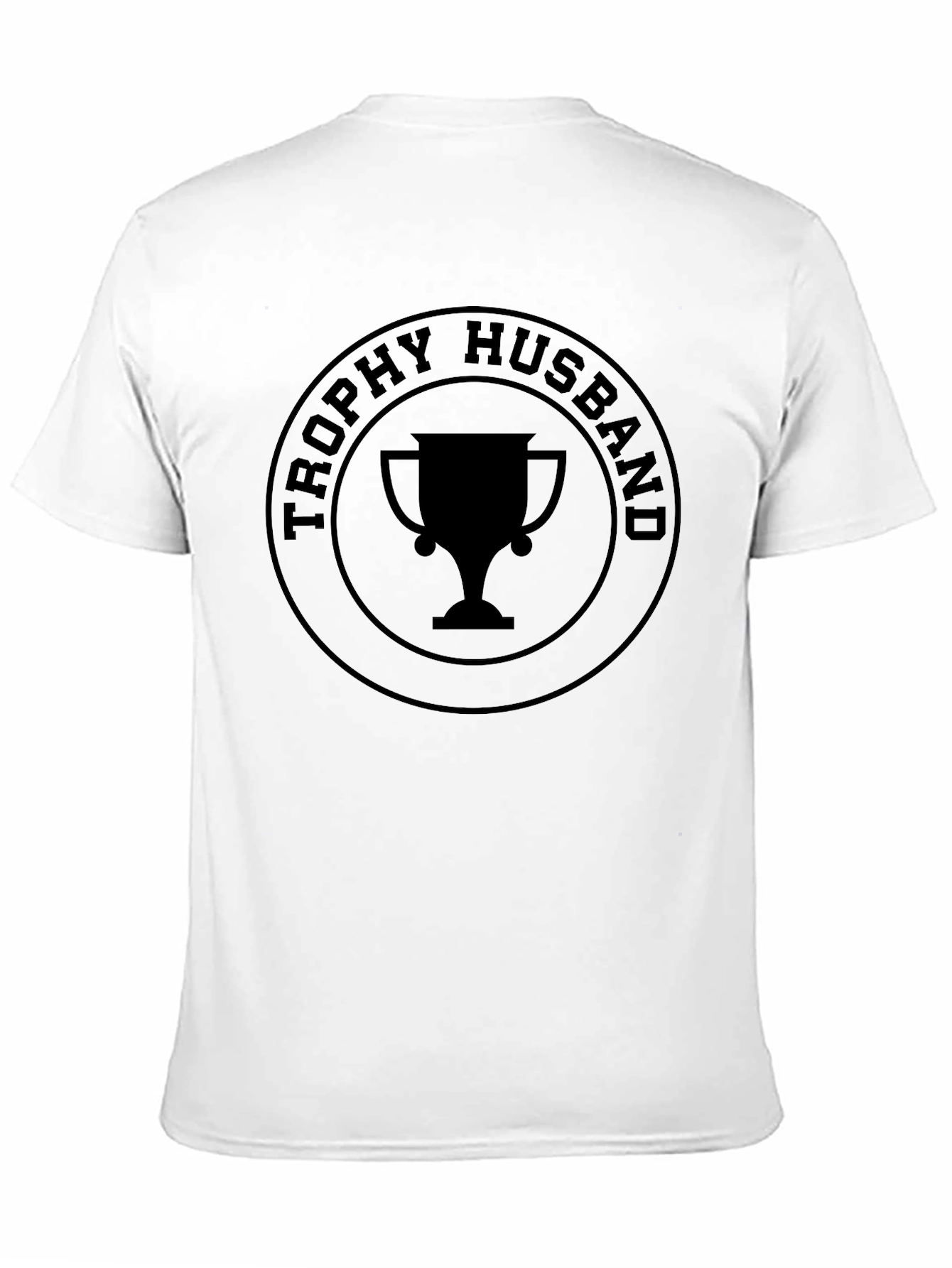 Trophy Husband Graphic T-Shirt - Black