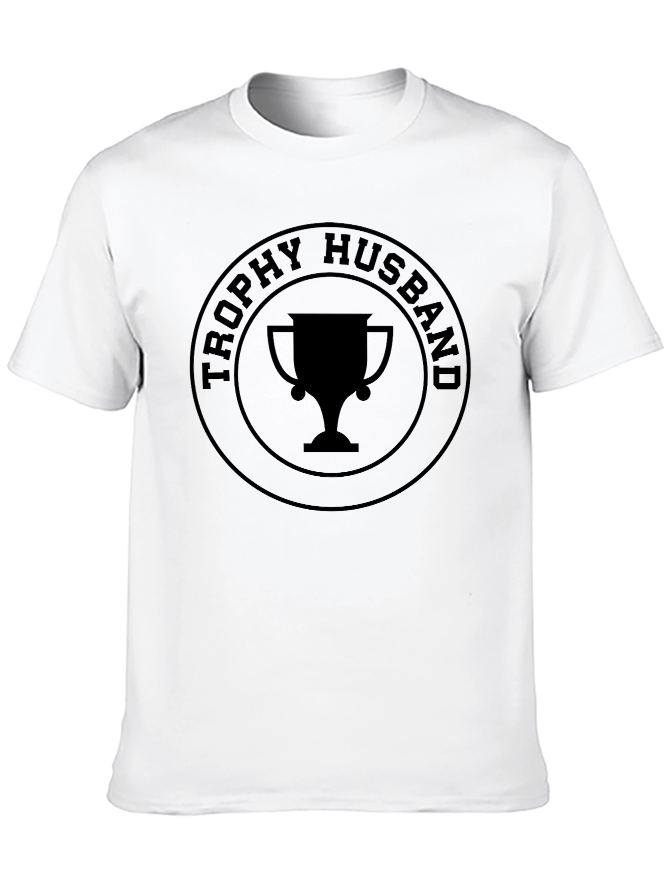 Trophy Husband Graphic T-Shirt - Black
