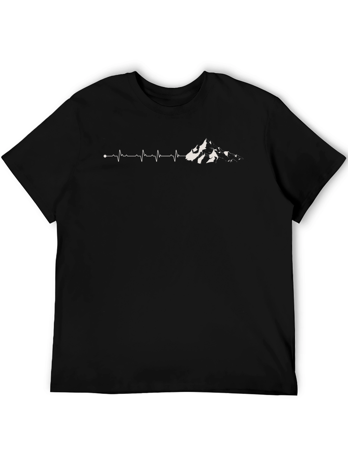 Mountain Heartbeat T-Shirt - Black