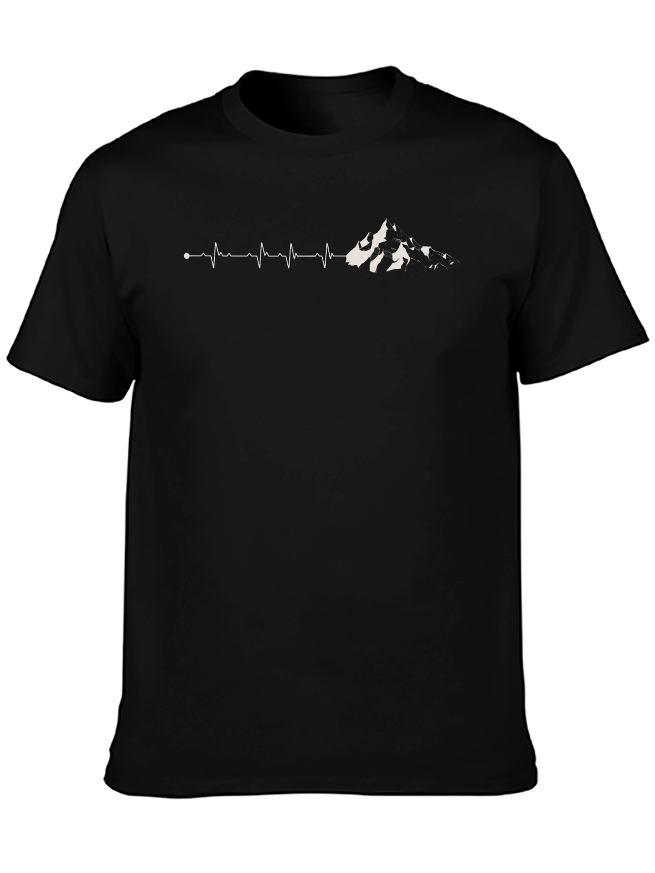 Mountain Heartbeat T-Shirt - Black