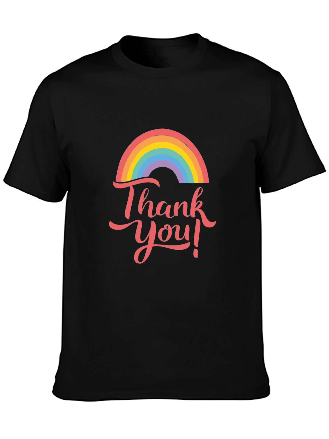 Thank You Rainbow Graphic Tee