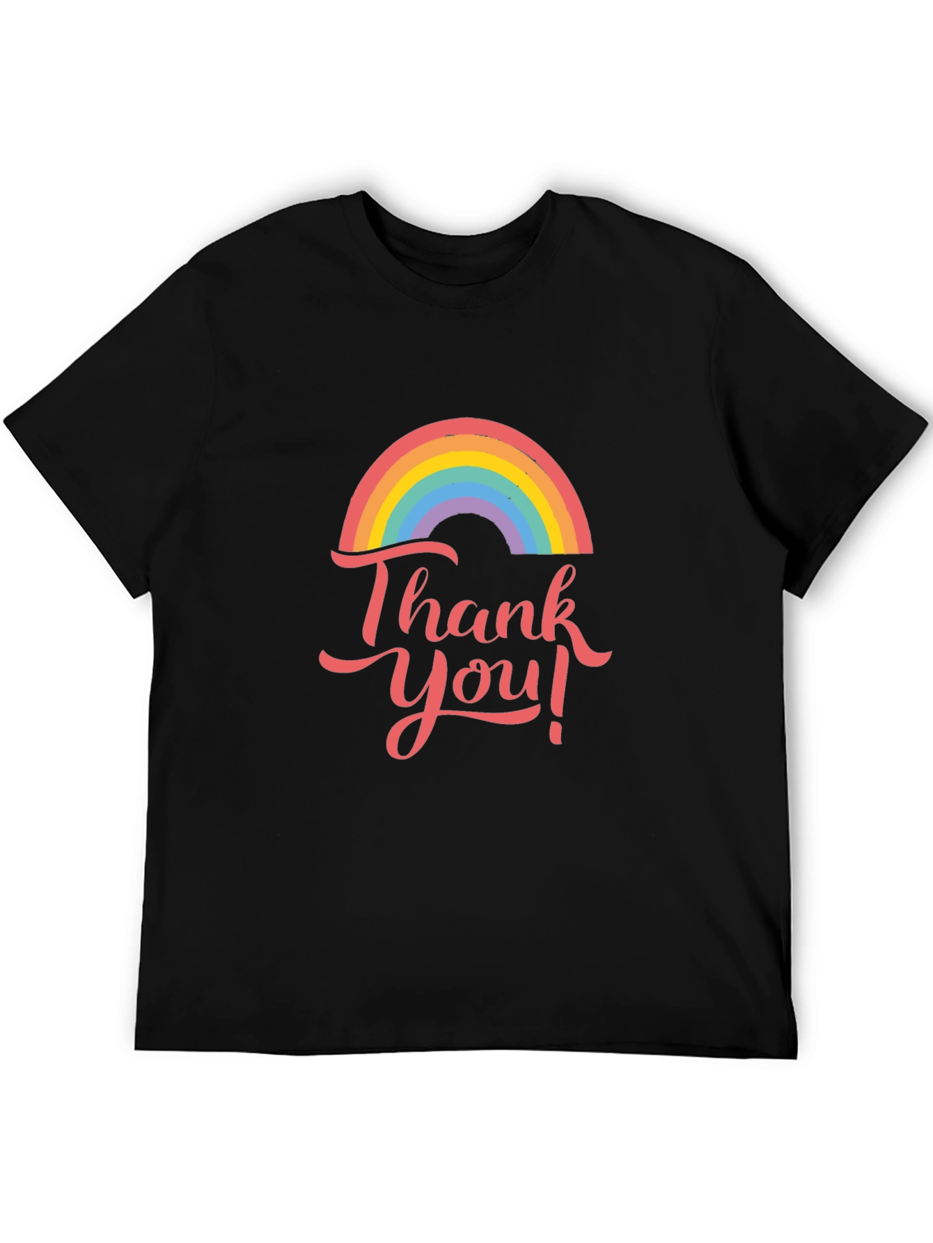 Thank You Rainbow Graphic Tee