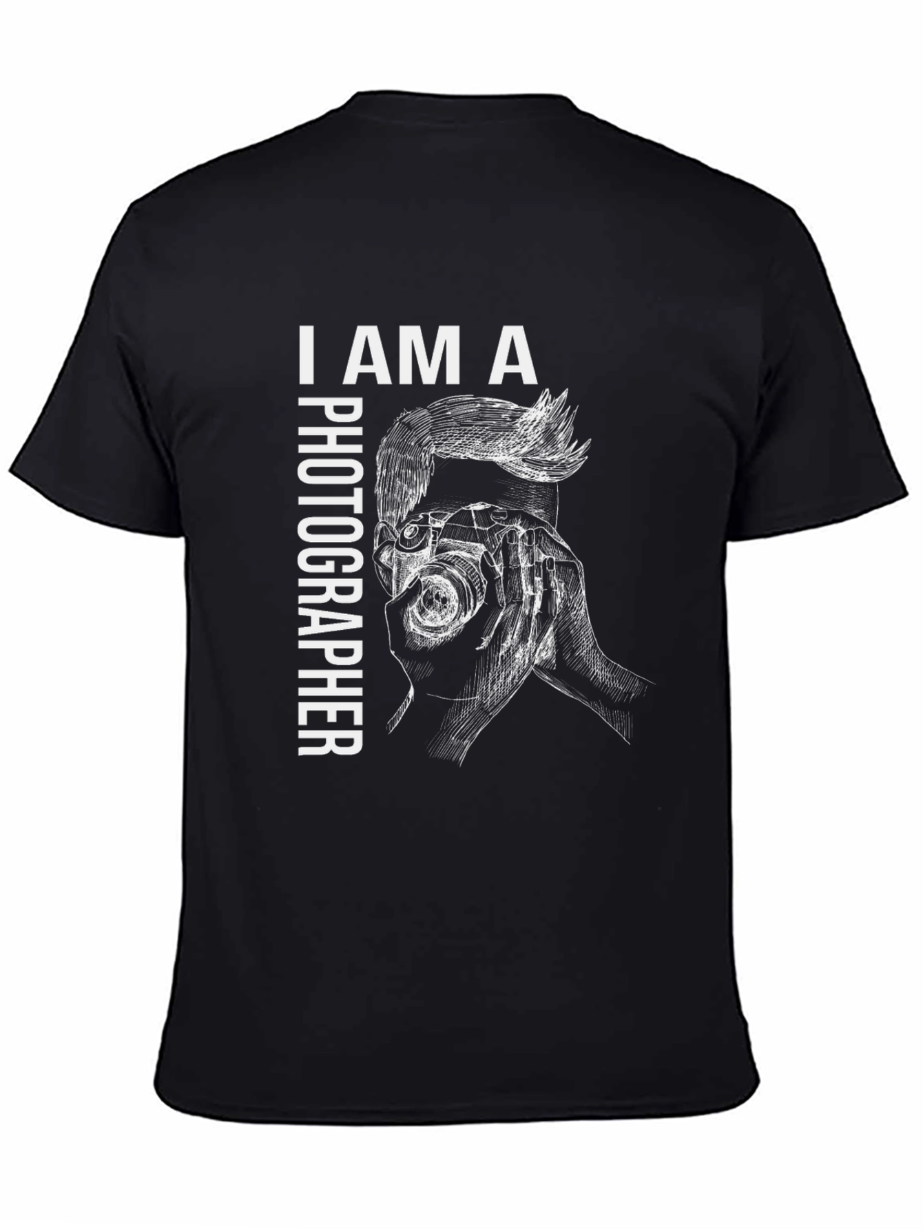 Photographer Graphic Black T-Shirt