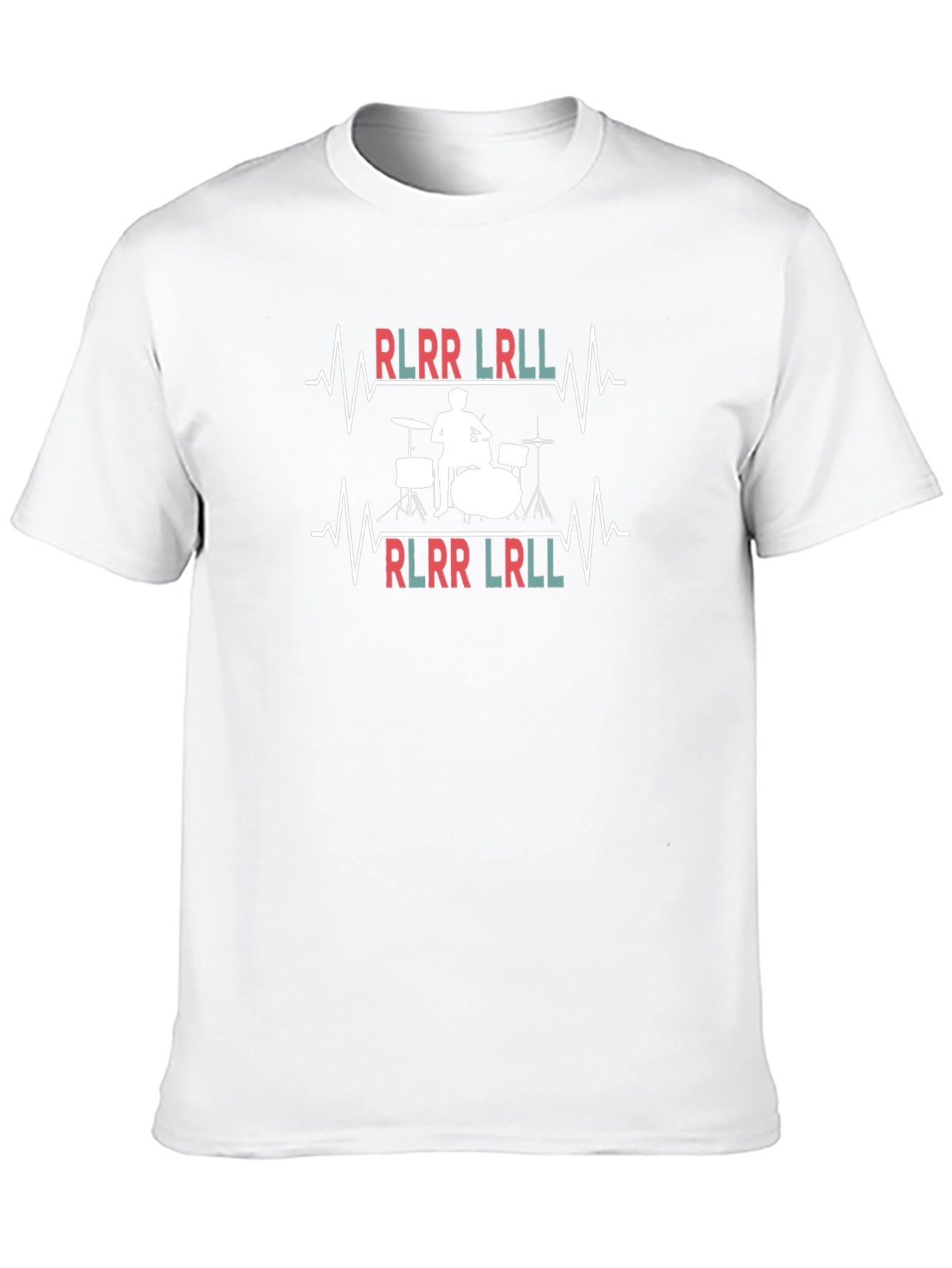 Drummer Heartbeat T-Shirt: Musical Rhythm Tee