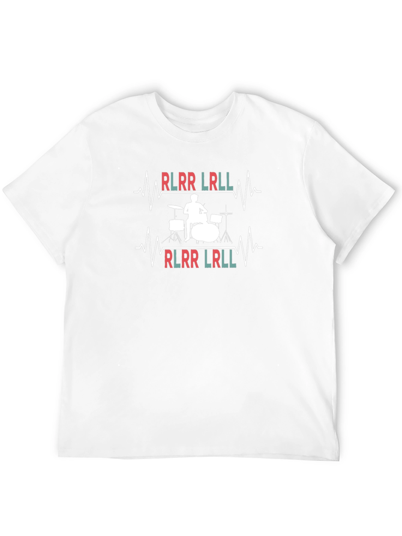 Drummer Heartbeat T-Shirt: Musical Rhythm Tee