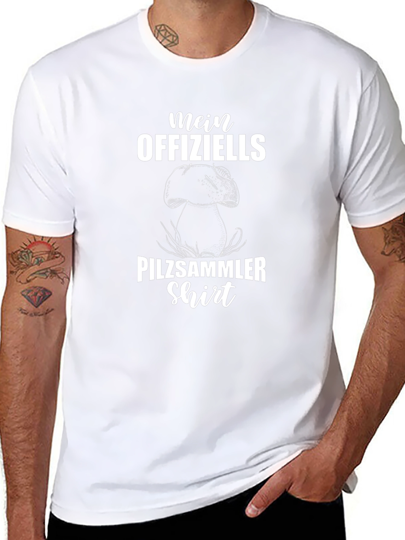 Mein Offiziells Pilzsammler Shirt - Mushroom Hunter Tee