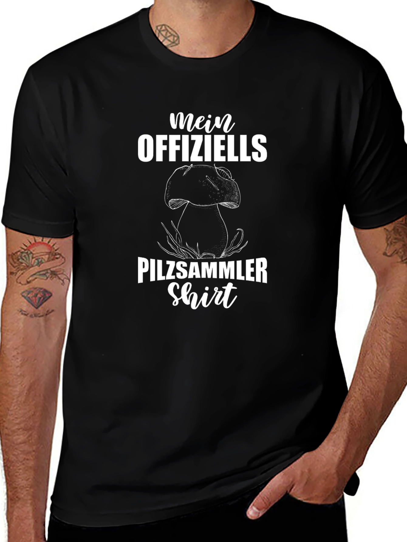 Mein Offiziells Pilzsammler Shirt - Mushroom Hunter Tee