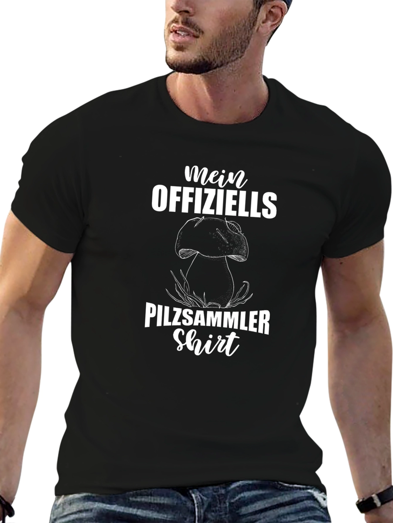 Mein Offiziells Pilzsammler Shirt - Mushroom Hunter Tee