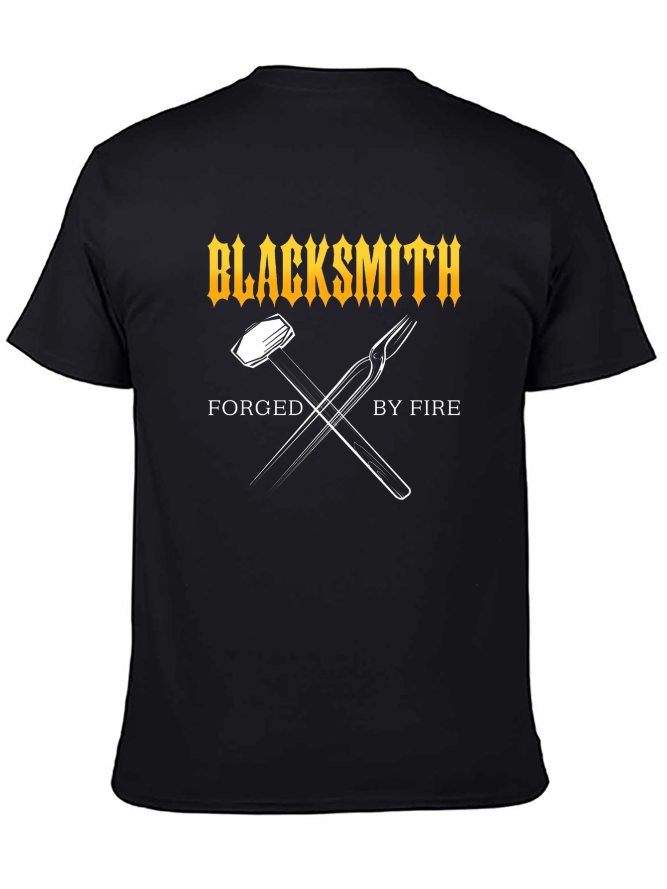 Blacksmith Forged By Fire Graphic T-Shirt
