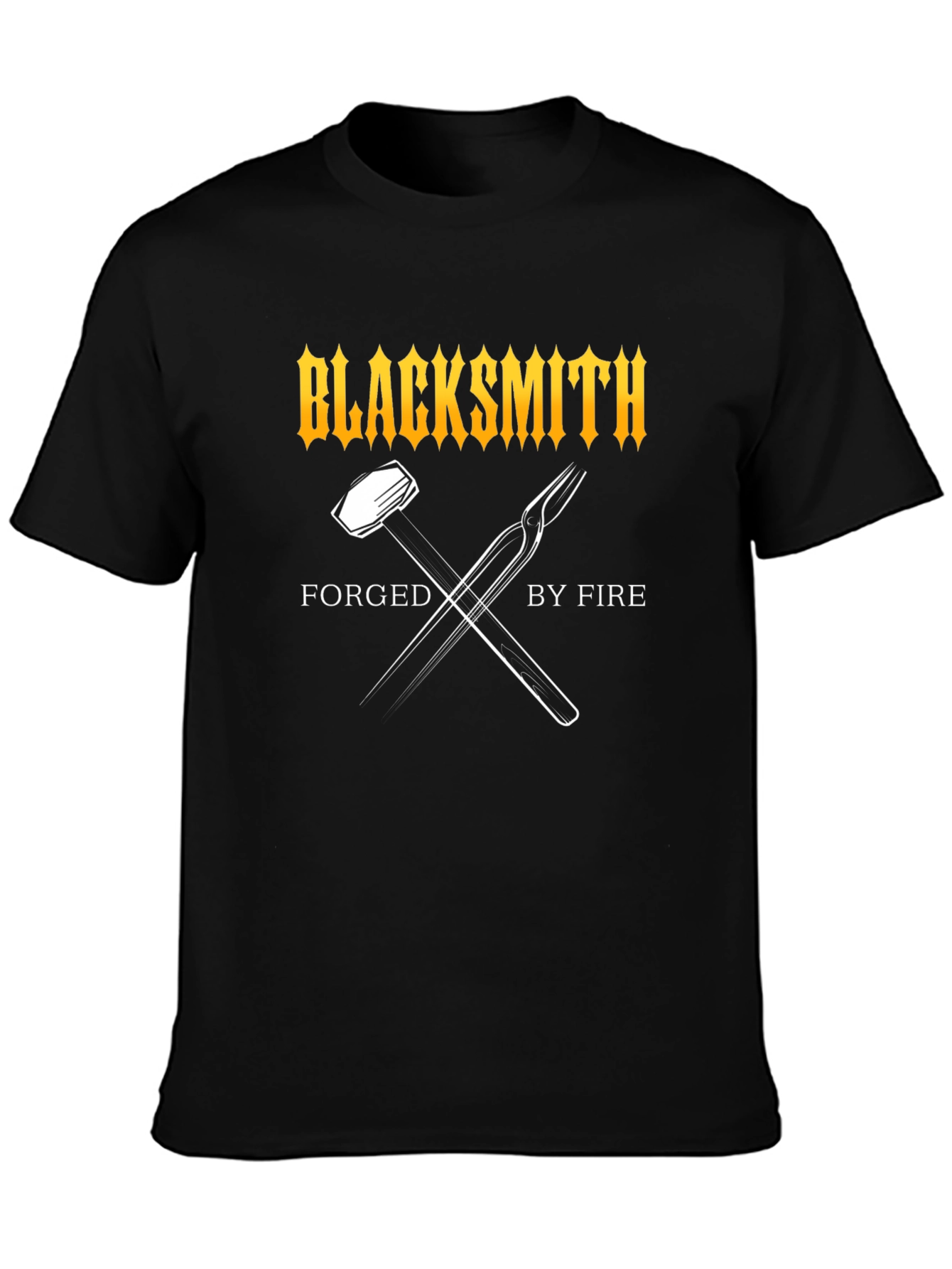 Blacksmith Forged By Fire Graphic T-Shirt
