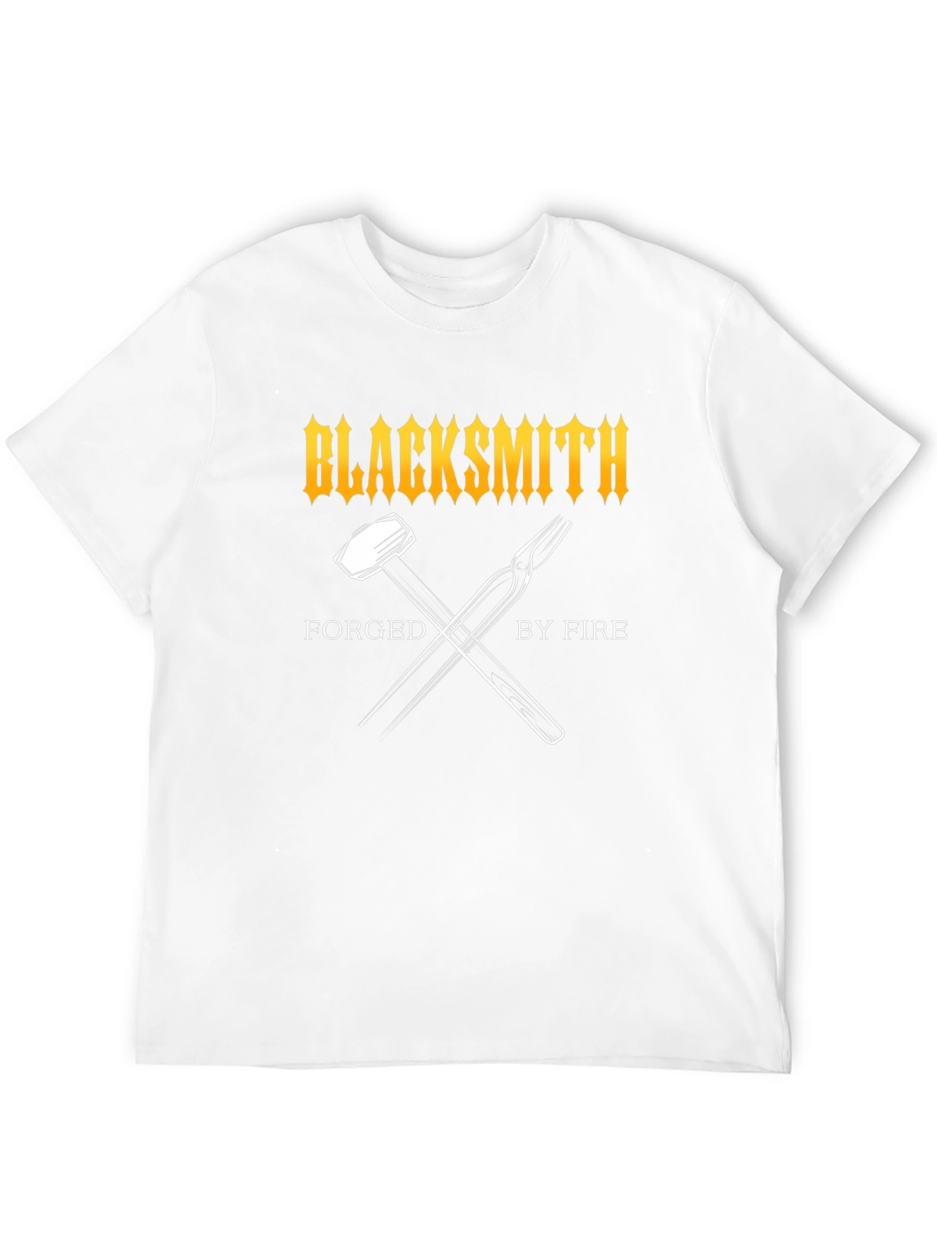 Blacksmith Forged By Fire Graphic T-Shirt