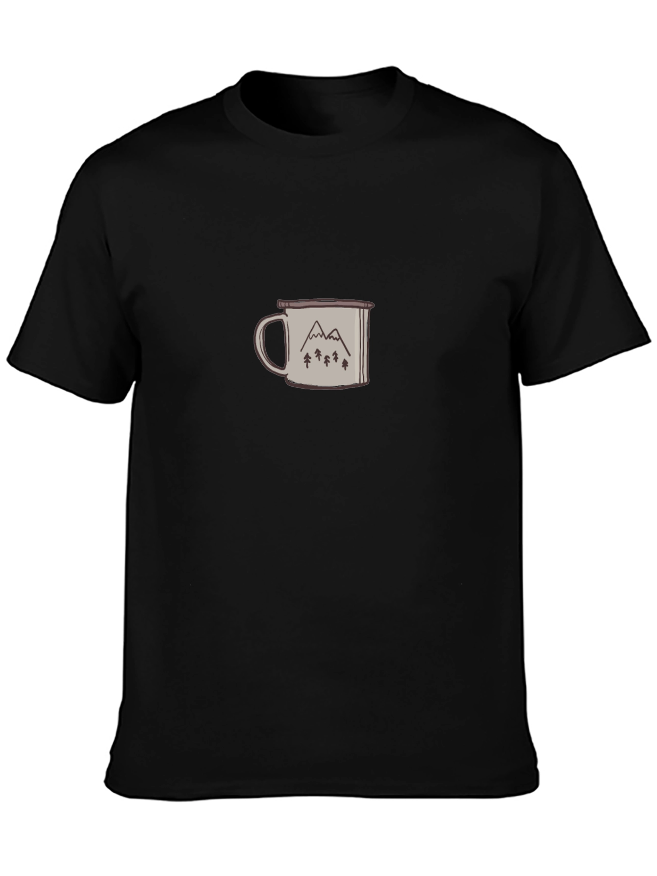 Mountain Mug Graphic Tee - Adventure Awaits