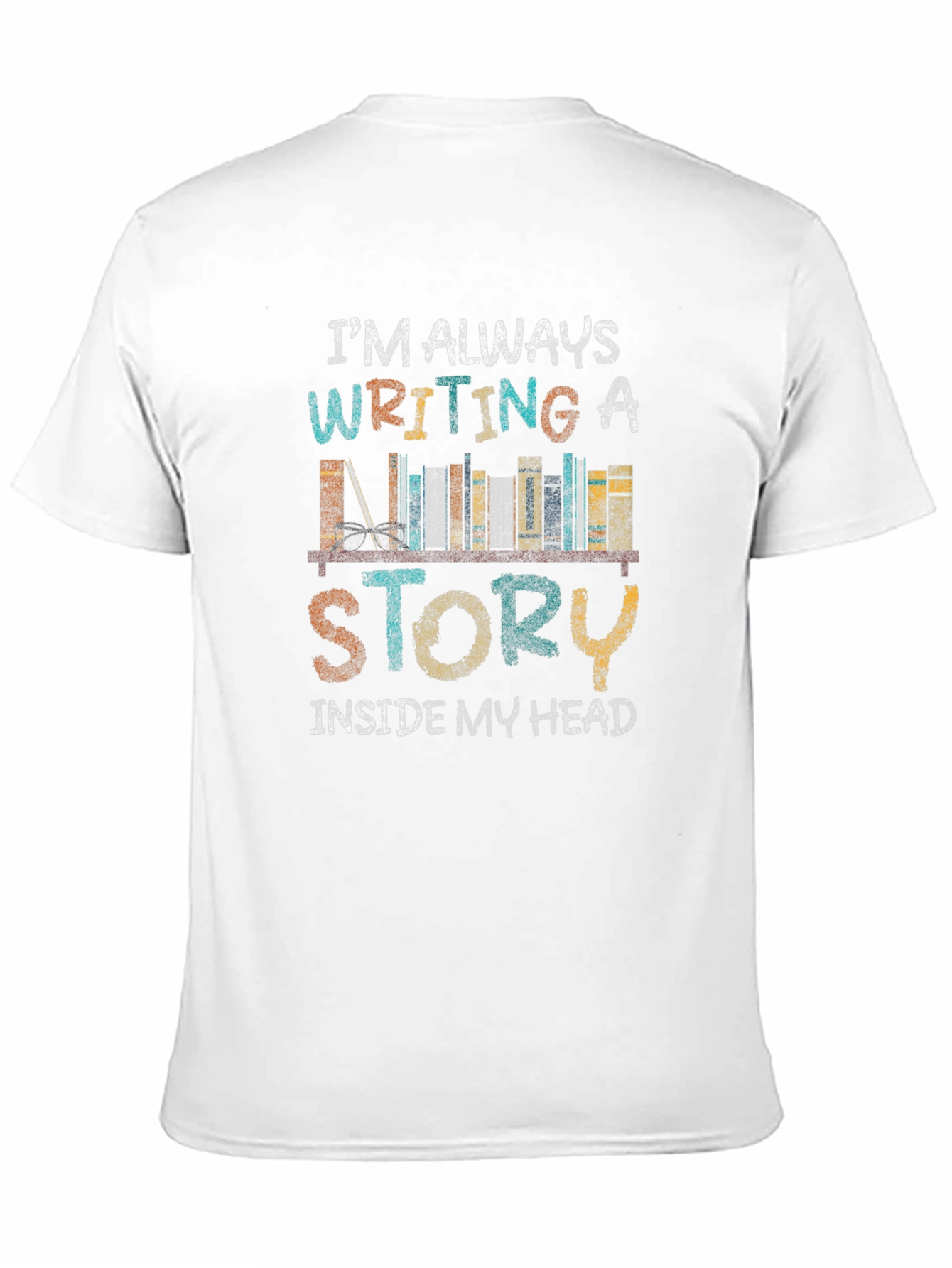 Book Lover T-Shirt: Writing a Story Tee