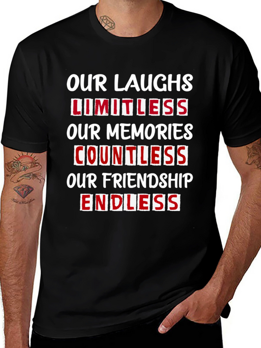Our Laughs Limitless T-Shirt - Friendship Goals