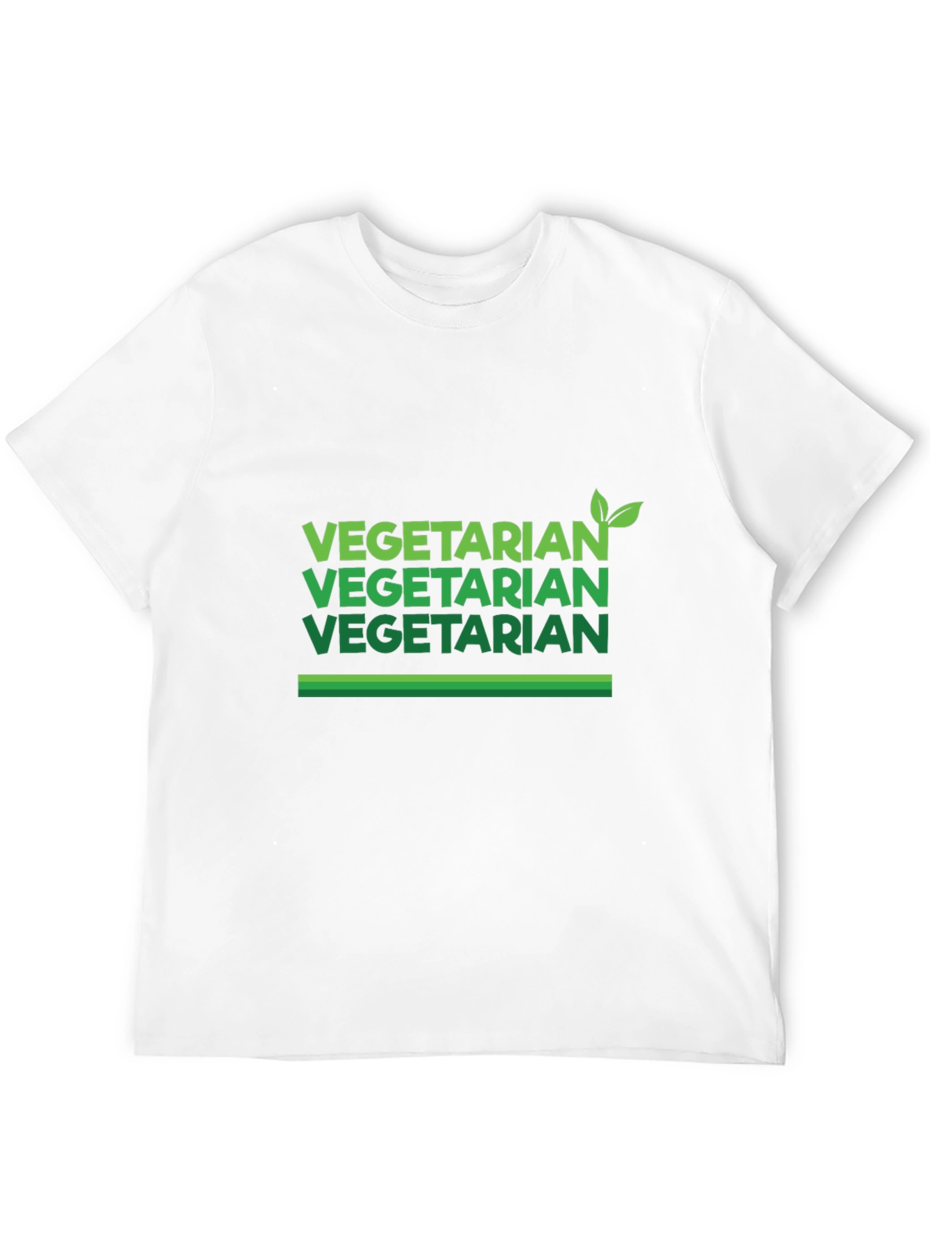 Vegetarian Graphic Tee - Black Casual Shirt