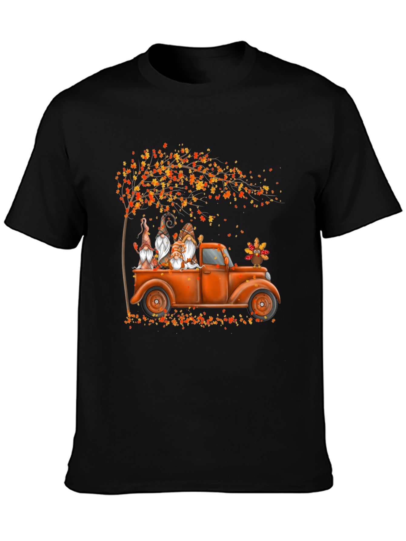 Fall Gnomes Truck Graphic Tee