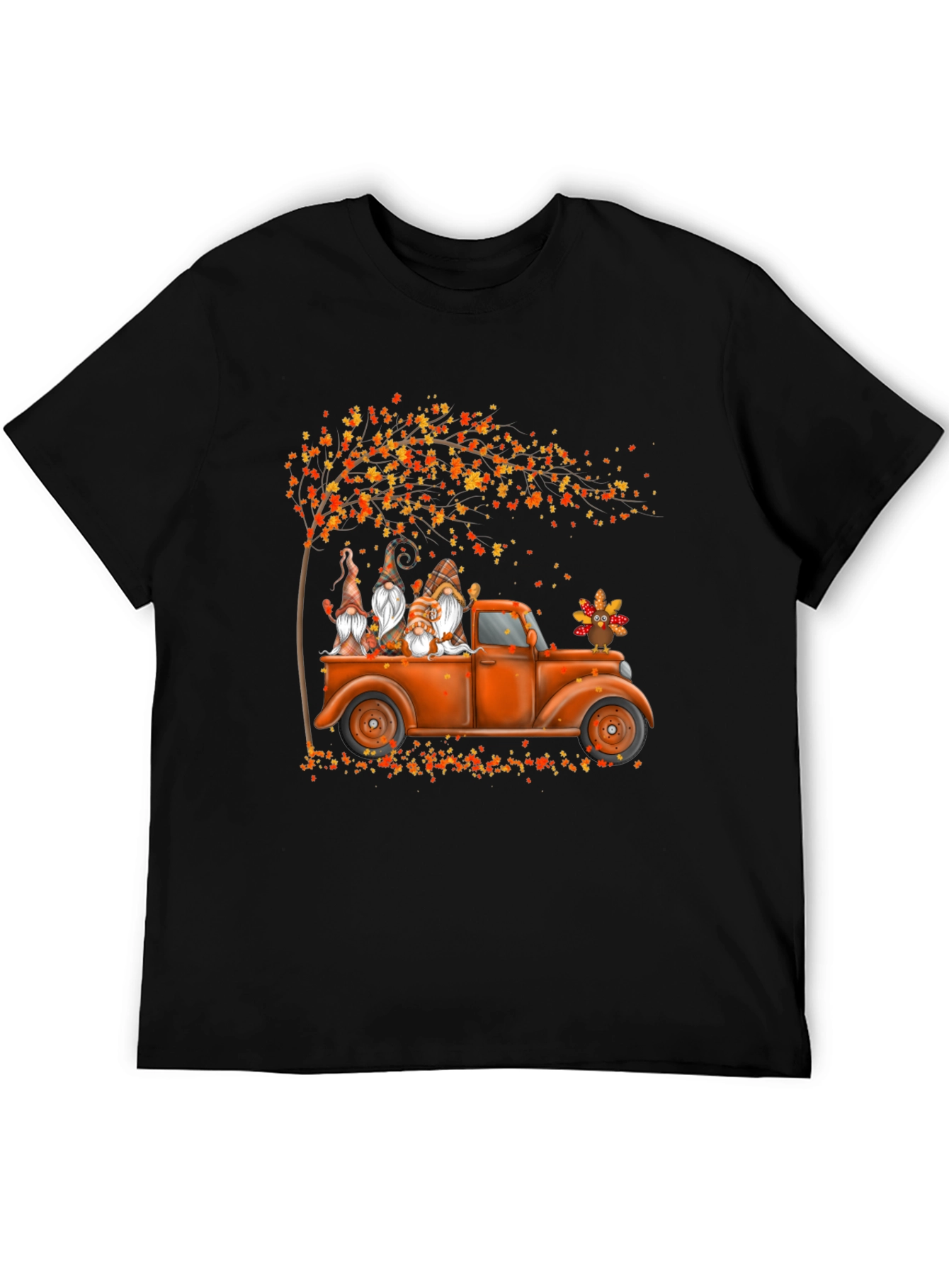 Fall Gnomes Truck Graphic Tee