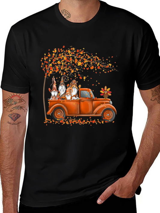 Fall Gnomes Truck Graphic Tee