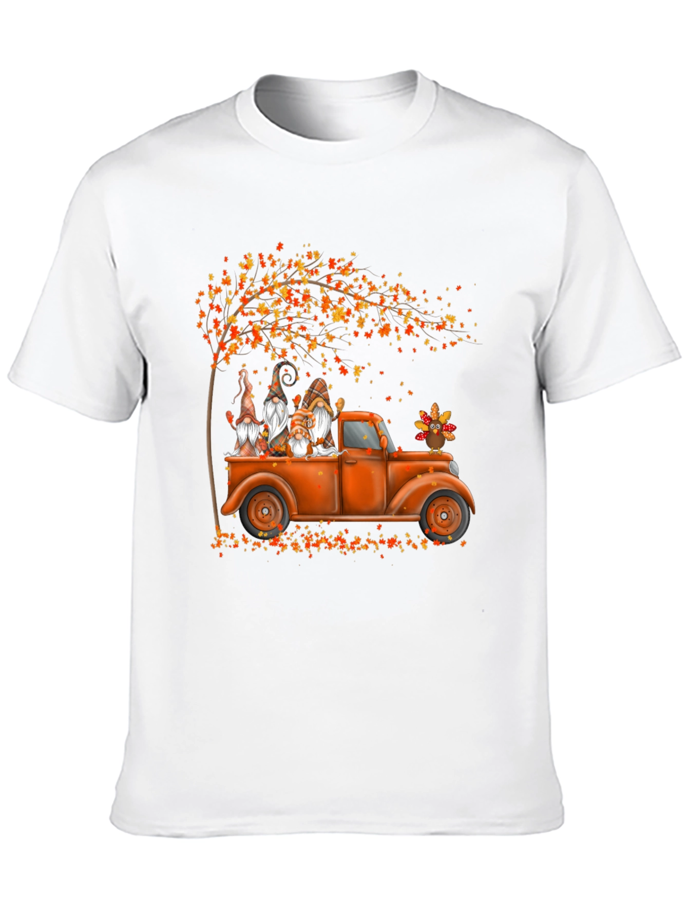 Fall Gnomes Truck Graphic Tee