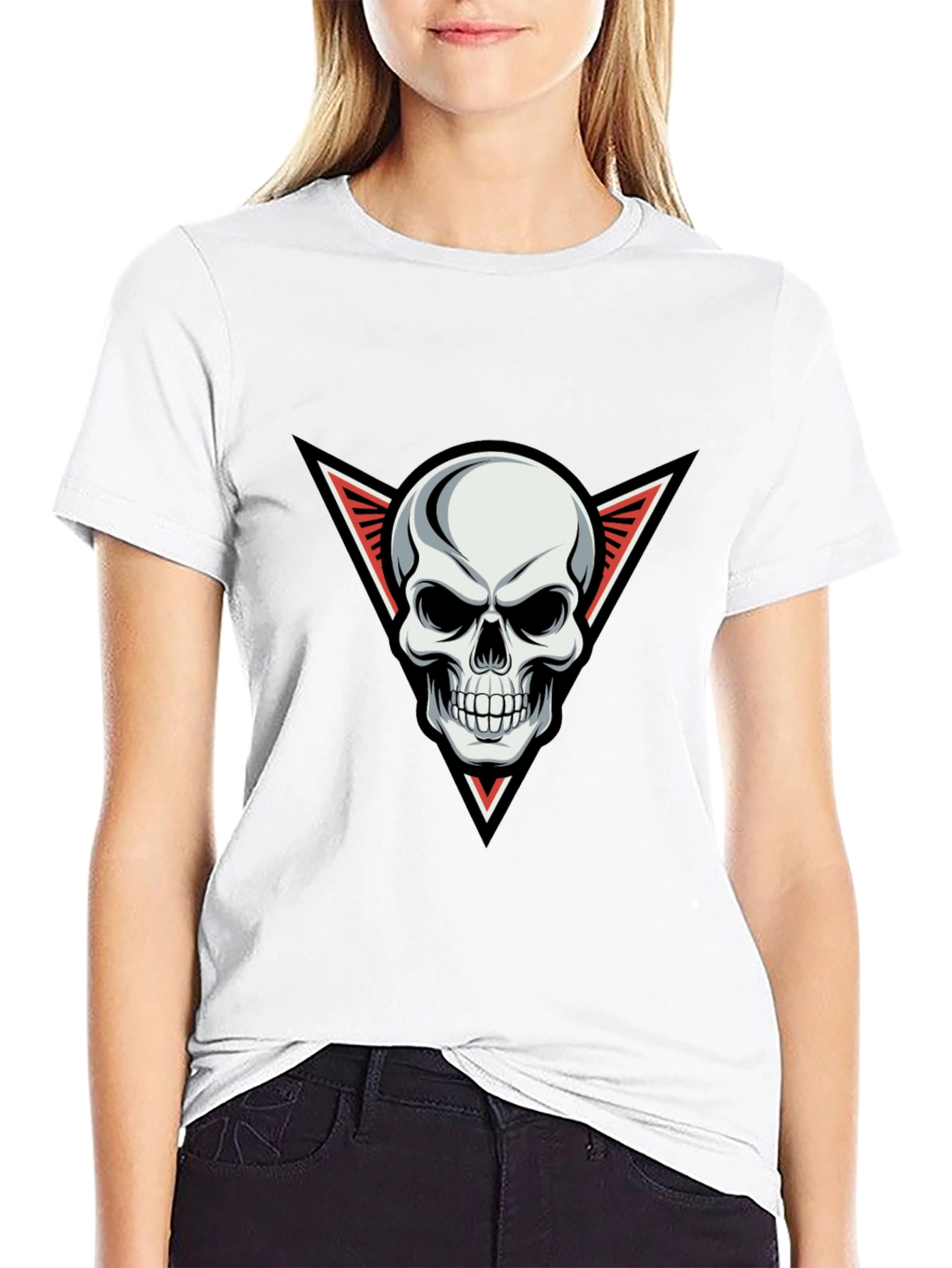 Skull Graphic Black Tee