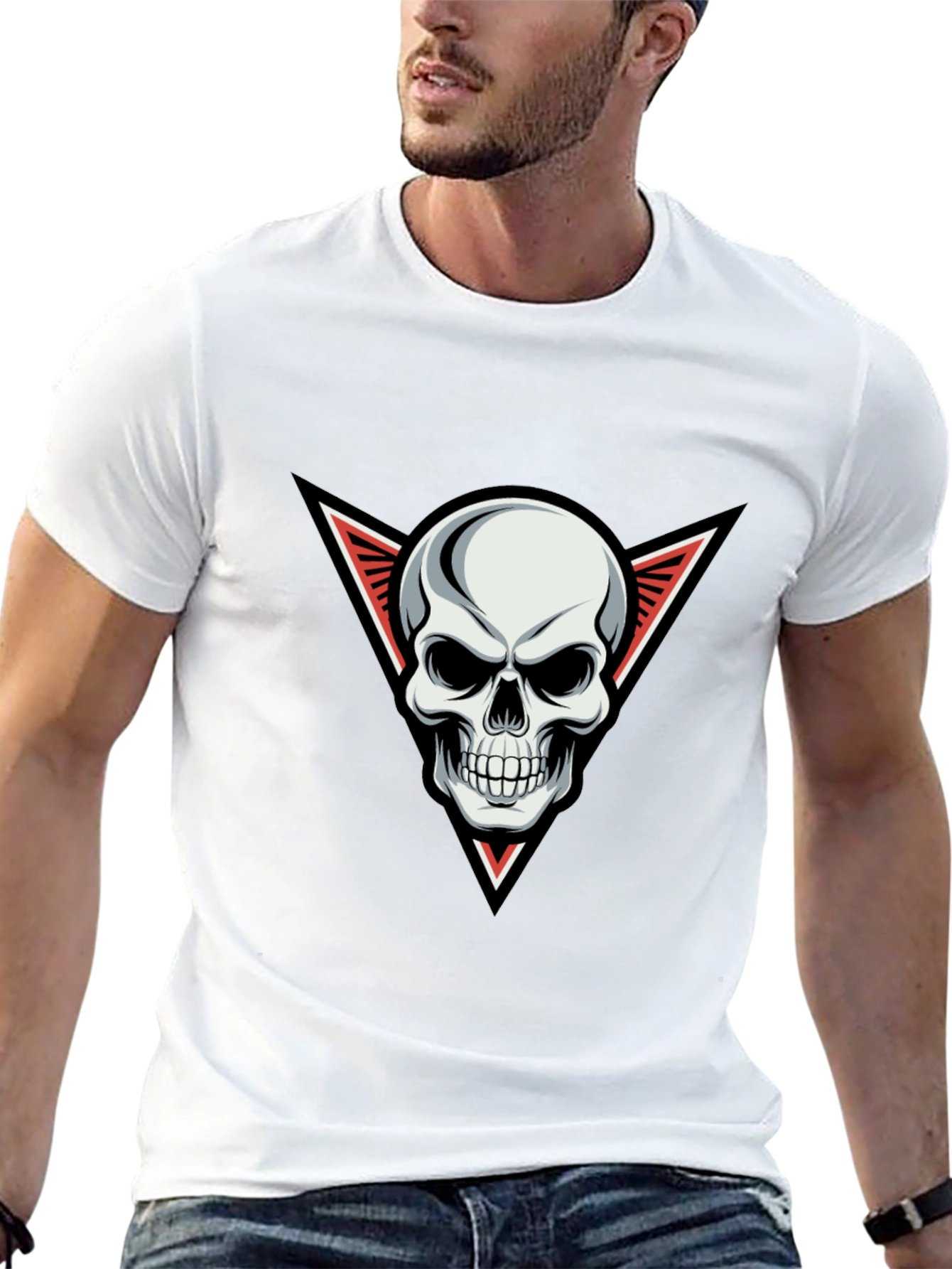 Skull Graphic Black Tee