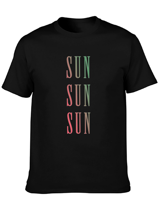 Retro SUN Graphic Tee - Stylish Everyday Wear