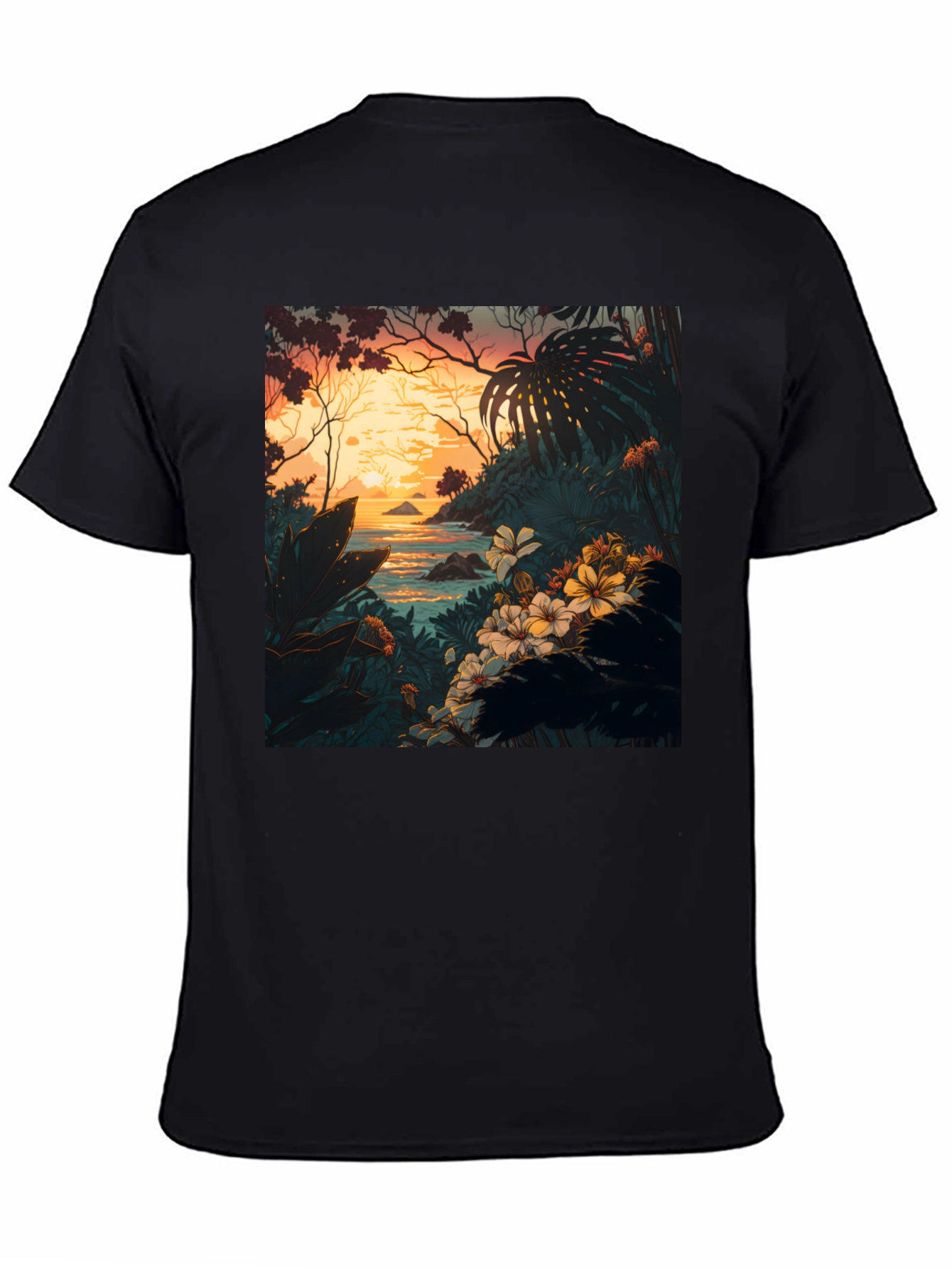 Tropical Paradise Graphic Tee - Island Life