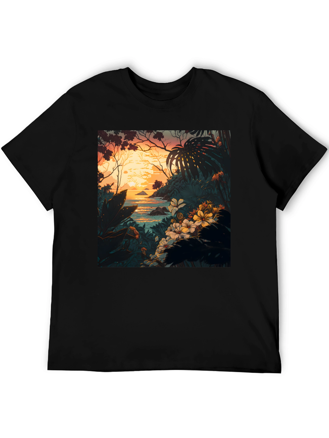 Tropical Paradise Graphic Tee - Island Life