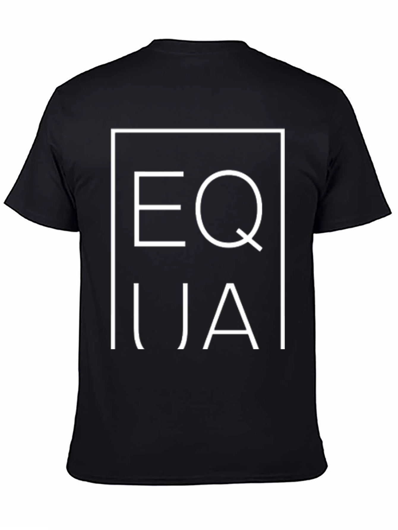 Equality Unisex Black Tee